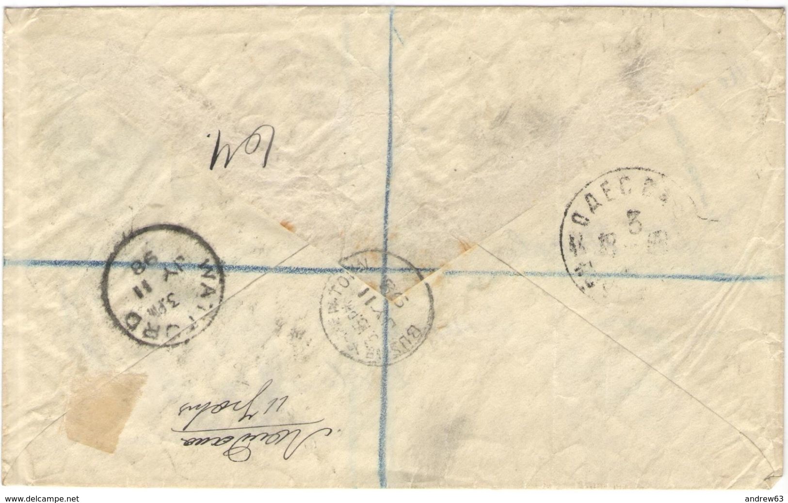 GB - Regno Unito - GREAT BRITAIN - UK - 1898 - 2 P + 2 1/2 P + Missed Stamps - Registered - Intero Postale - Entier Post - Interi Postali