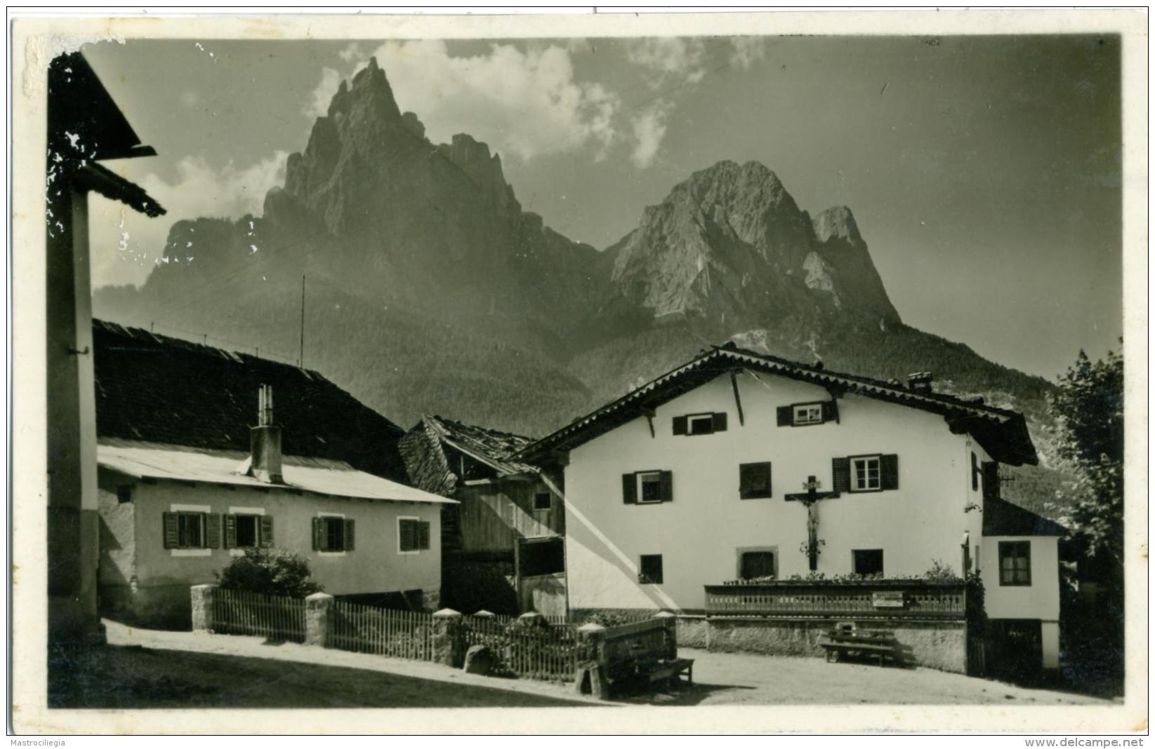 SIUSI ALLO SCILIAR  BOLZANO  Motivo  Casa Con Crocifisso - Bolzano