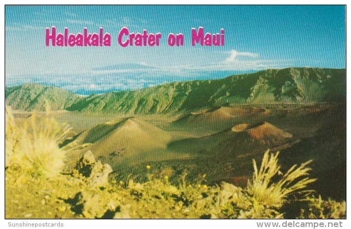 Hawaii Maui Haleakala Crater - Maui