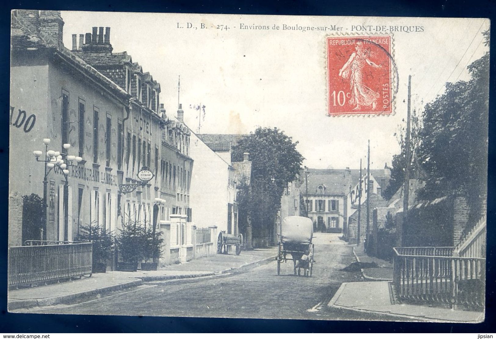 Cpa  Du 62 Environs De Boulogne  Sur Mer -- Pont De Briques   Sep17-64 - Boulogne Sur Mer