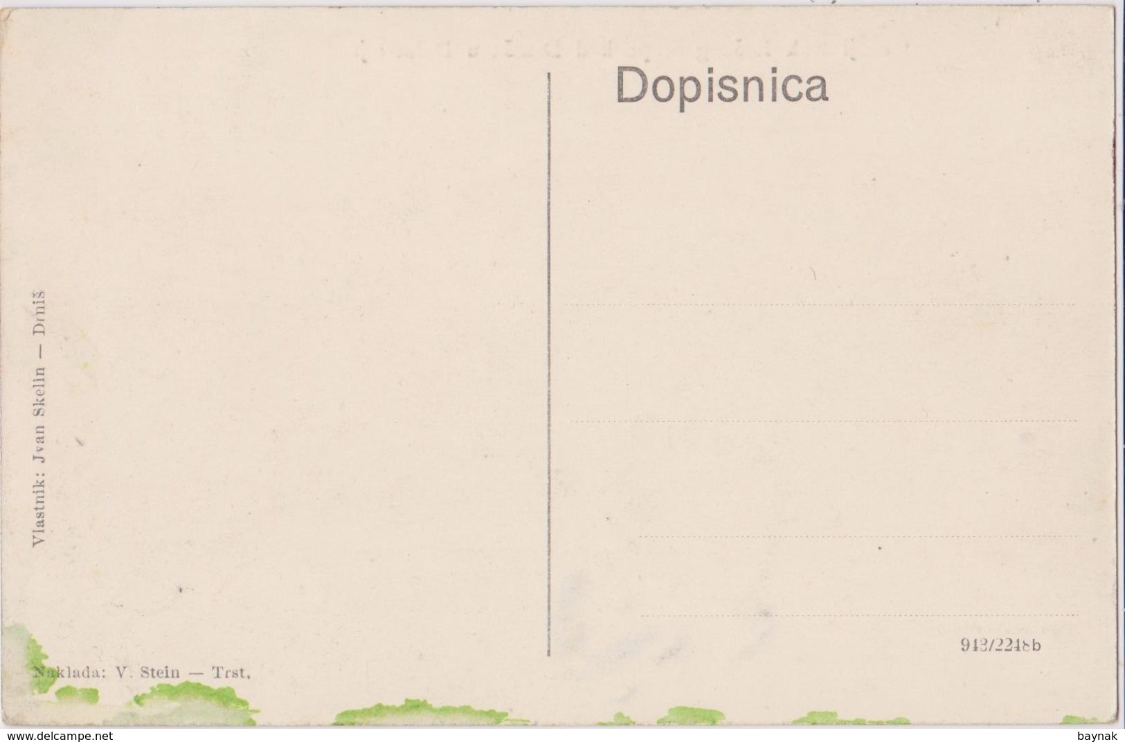 CRO1621   -    KRKA  --  GORNJI BUK ROSKOG SLAPA KOD DRNISA U DALMACIJI  -  NAKLADA IVAN SKELIN, DRNIS  / 1912 - Croazia