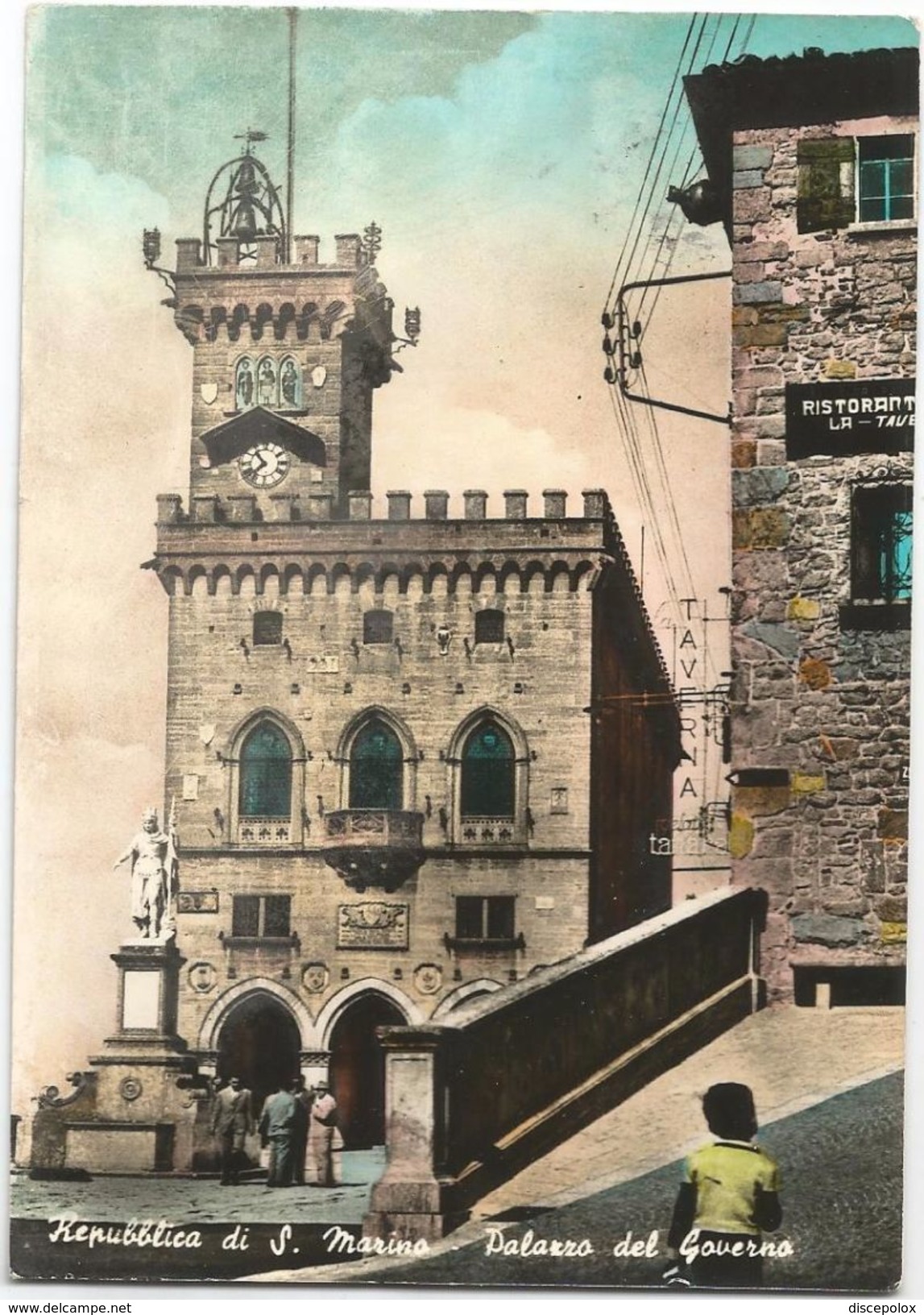 X1083 Repubblica Di San Marino - Palazzo Del Governo / Viaggiata 1958 - San Marino