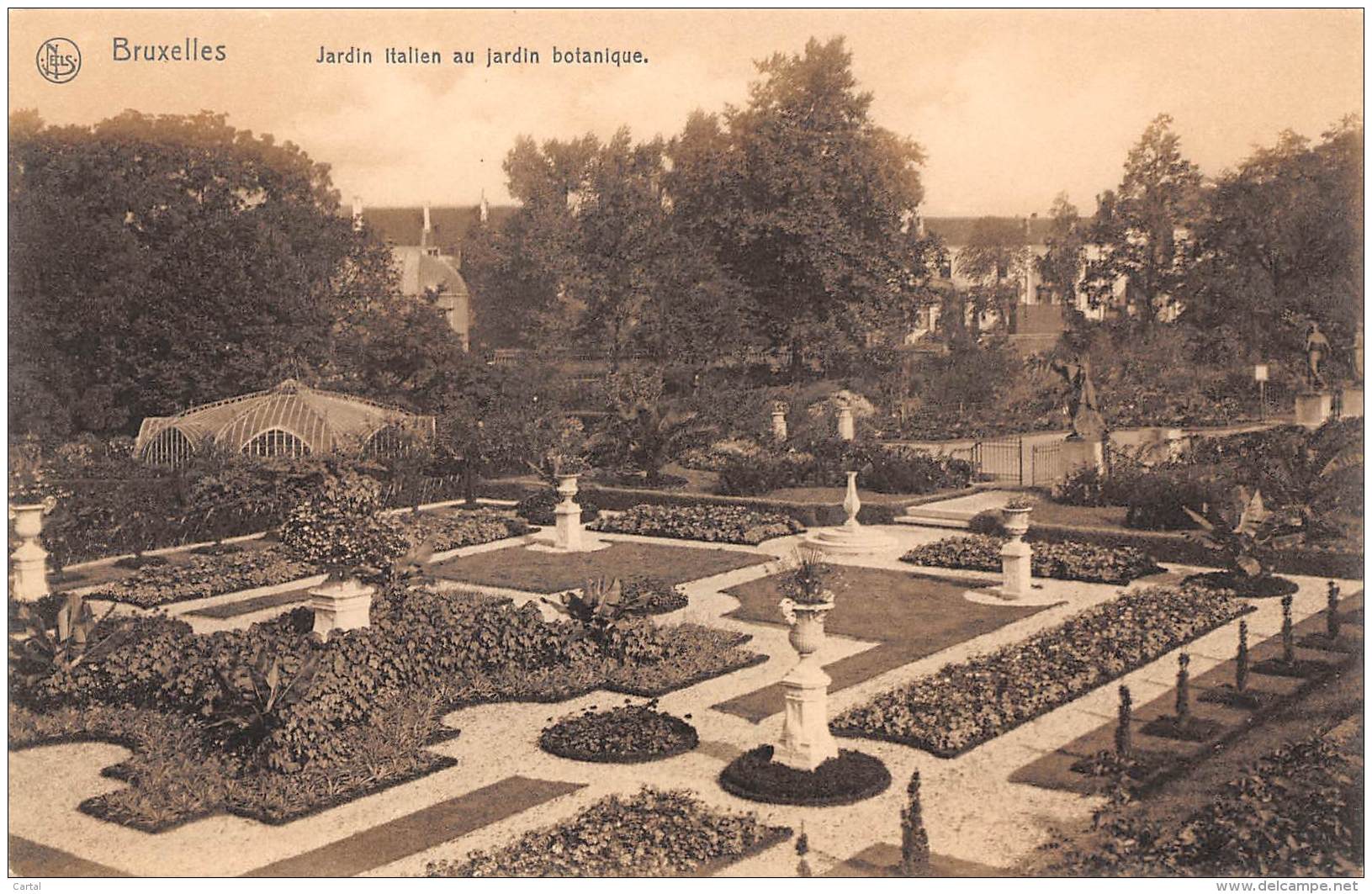 BRUXELLES - Jardin Italien Au Jardin Botanique - Bossen, Parken, Tuinen