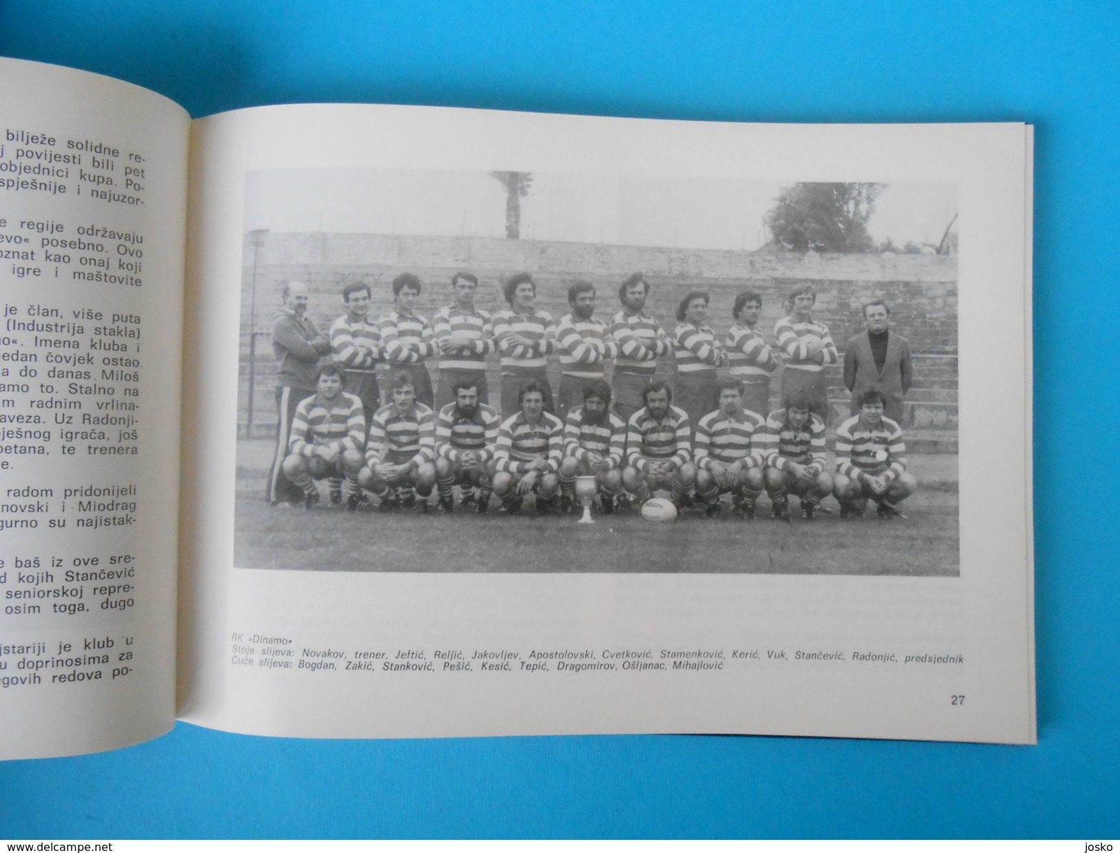 YUGOSLAV RUGBY FEDERATION 1954-1984 ... official book ( monograph ) * Yougoslavie Rugby Association monographie