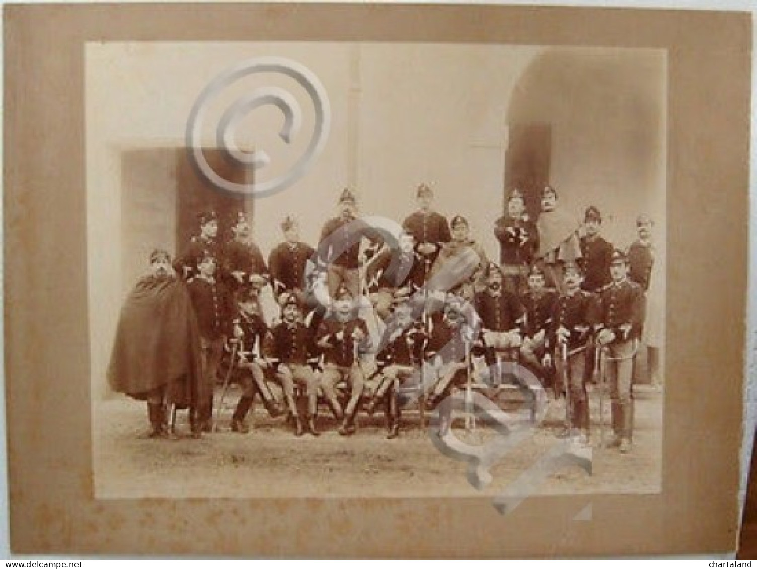 Foto Epoca Reggimento Cavalleria Cavalleggeri 1890 - Altri & Non Classificati