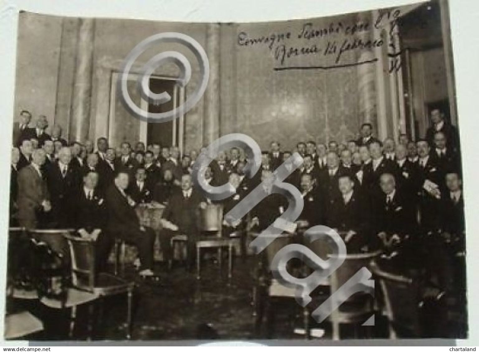 Foto Epoca Convegno Scambi Estero Roma 1928 Squillace - Autres & Non Classés