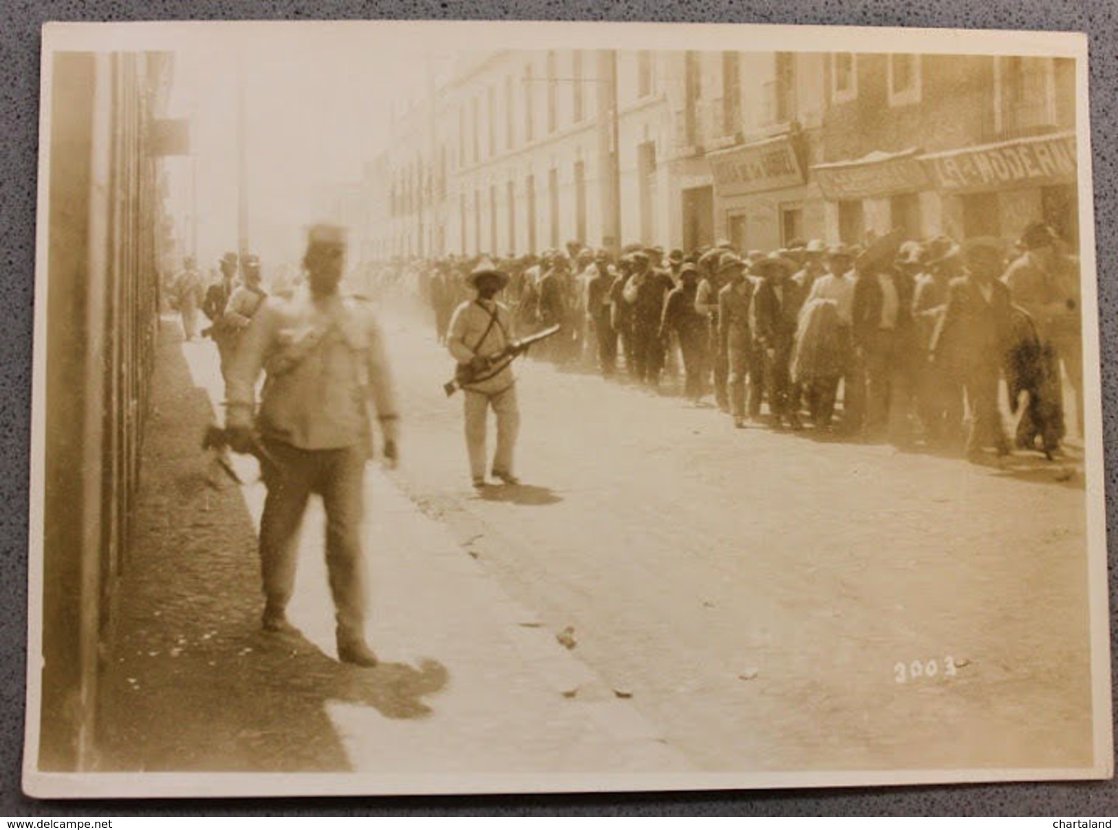 Foto Epoca - Mexico Rivoluzione Messicana 1910 - Soldati Manifestazione N.12 - Otros & Sin Clasificación