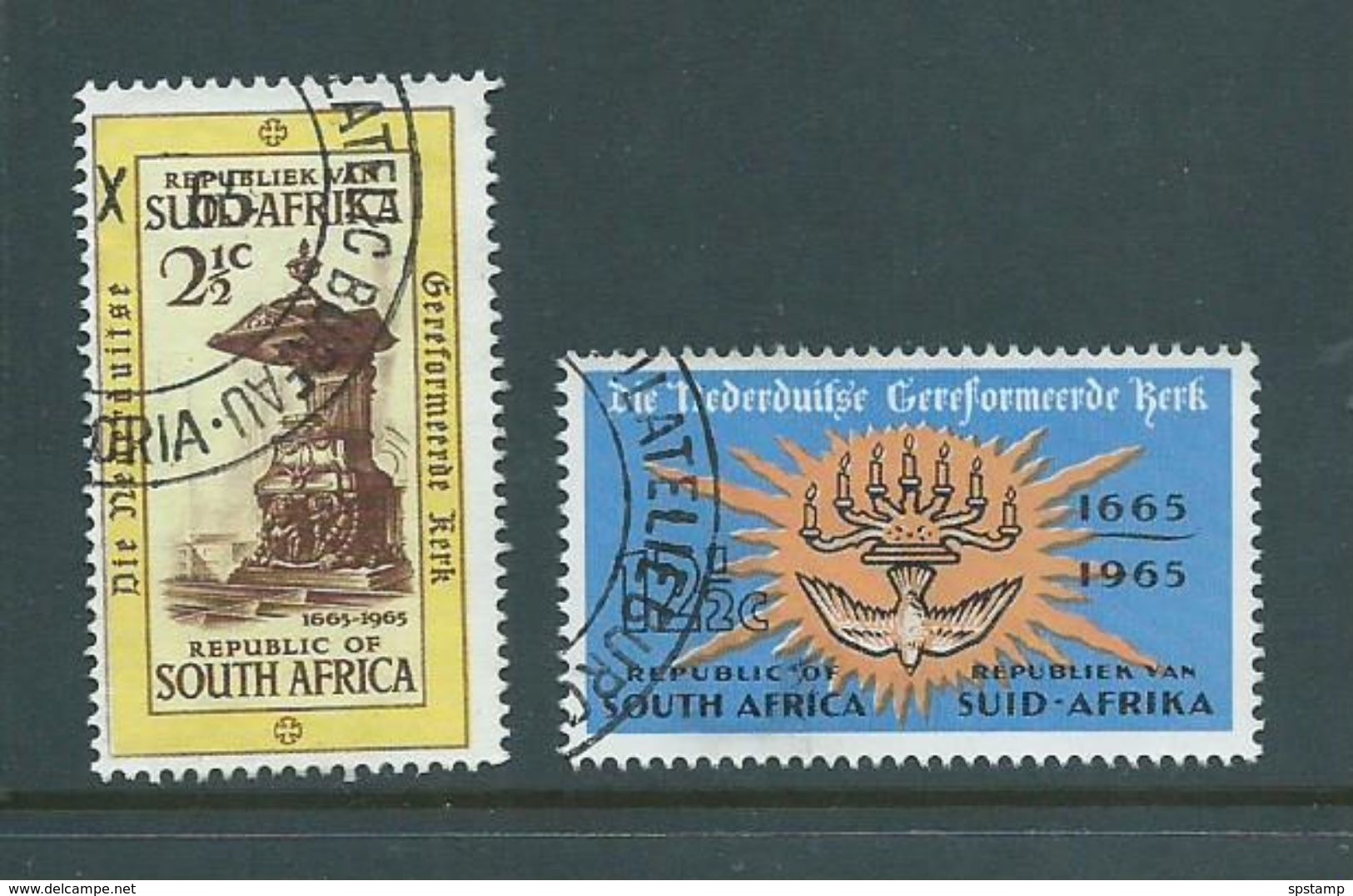 South Africa 1965 Dutch Reformed Church Set 2 FU - Unused Stamps