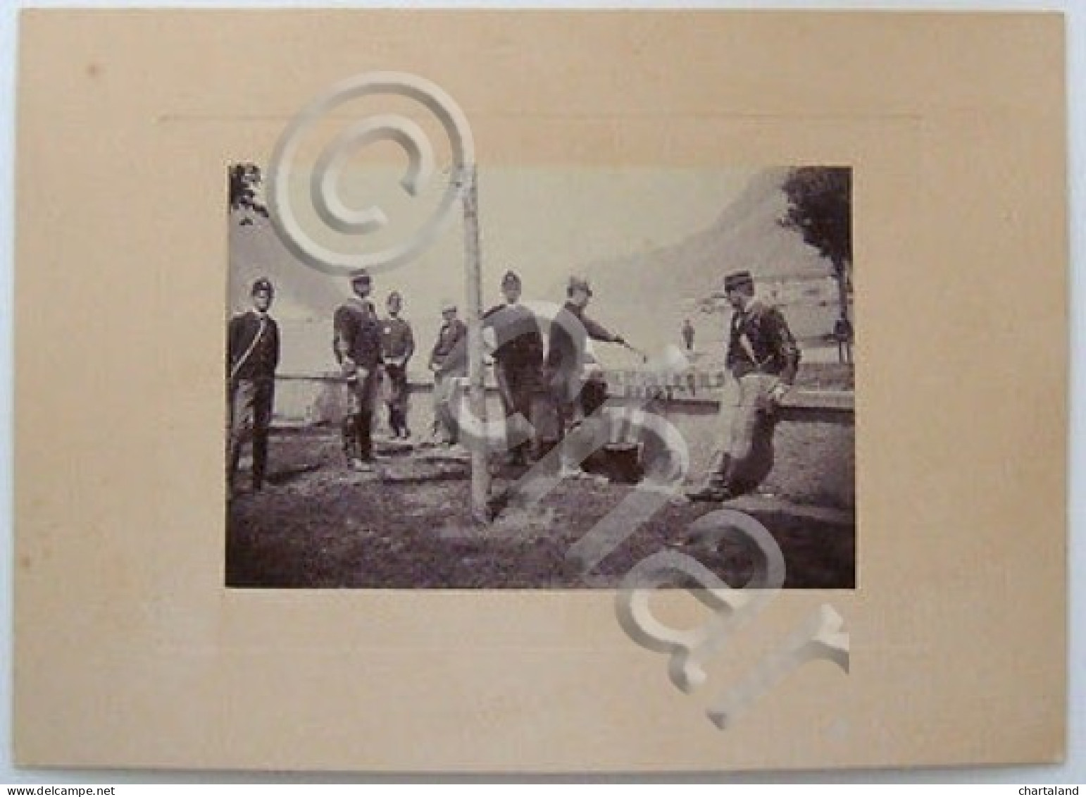 Foto Epoca Militaria Reggimento Cavalleria Rancio 1880 - Other & Unclassified