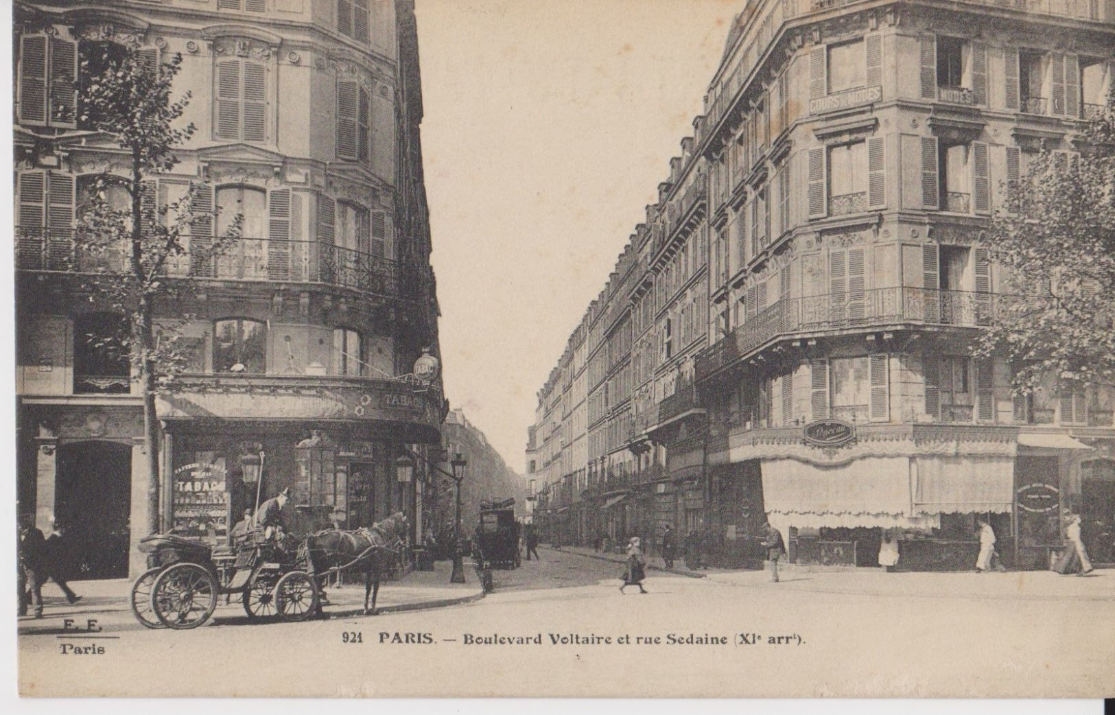 921 - Paris - Boulevard Voltaire Et Rue Sedaine (XIe Arrd) - FF Paris - Distrito: 11