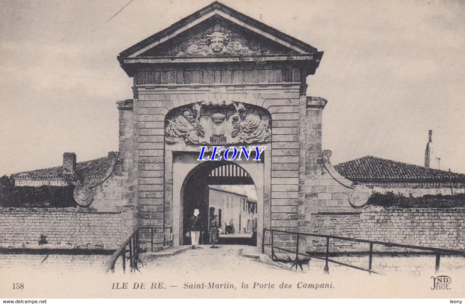 CPA De L' ILE  De RE   (17) -   SAINT MARTIN - La PORTE Des CAMPANI N° 158 - ANIMATIONS - Ile De Ré