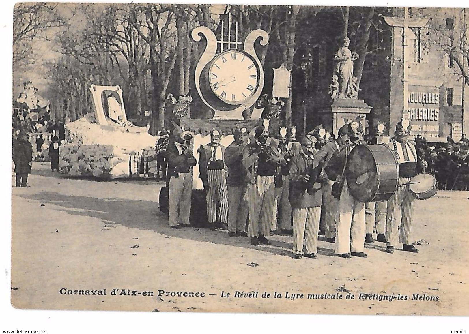 CARNAVAL AIX En PROVENCE - LE REVEIL DE LA LYRE MUSICALE De Frétigny Les Melons - FANFARE-ORCHESTRE - Carnaval