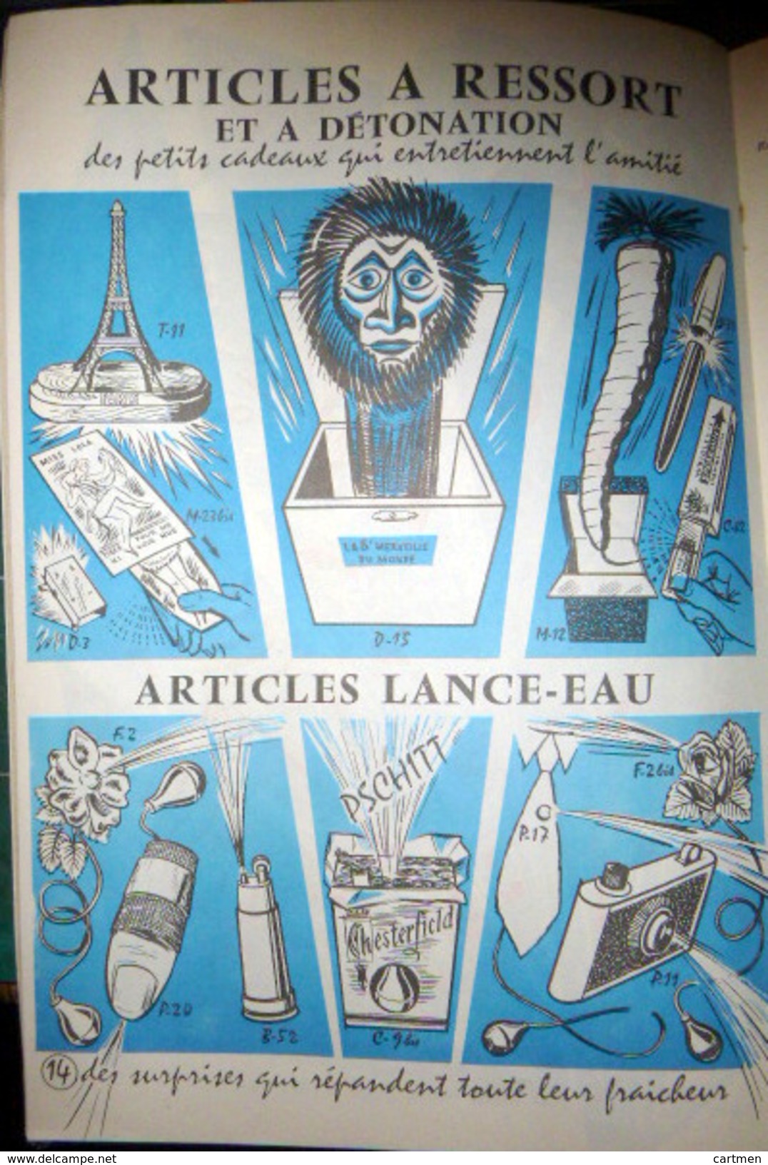 SPECTACLE MAGIE ILLUSIONISME PRESTIDIGITATION CATALOGUE R MENIL FARCES ET ATTRAPES GRIVOISERIE VERS 1950 ANTHEAUME - Autres & Non Classés