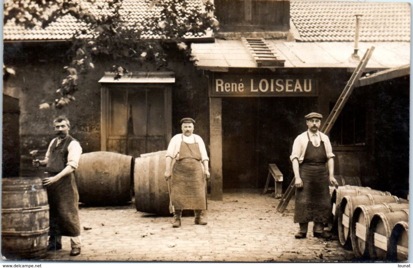 Commerce - René LOISEAU - Vignoble - Carte Photo - B. Guilleminot , Boespflug Et Cie (Charenton) - Autres & Non Classés