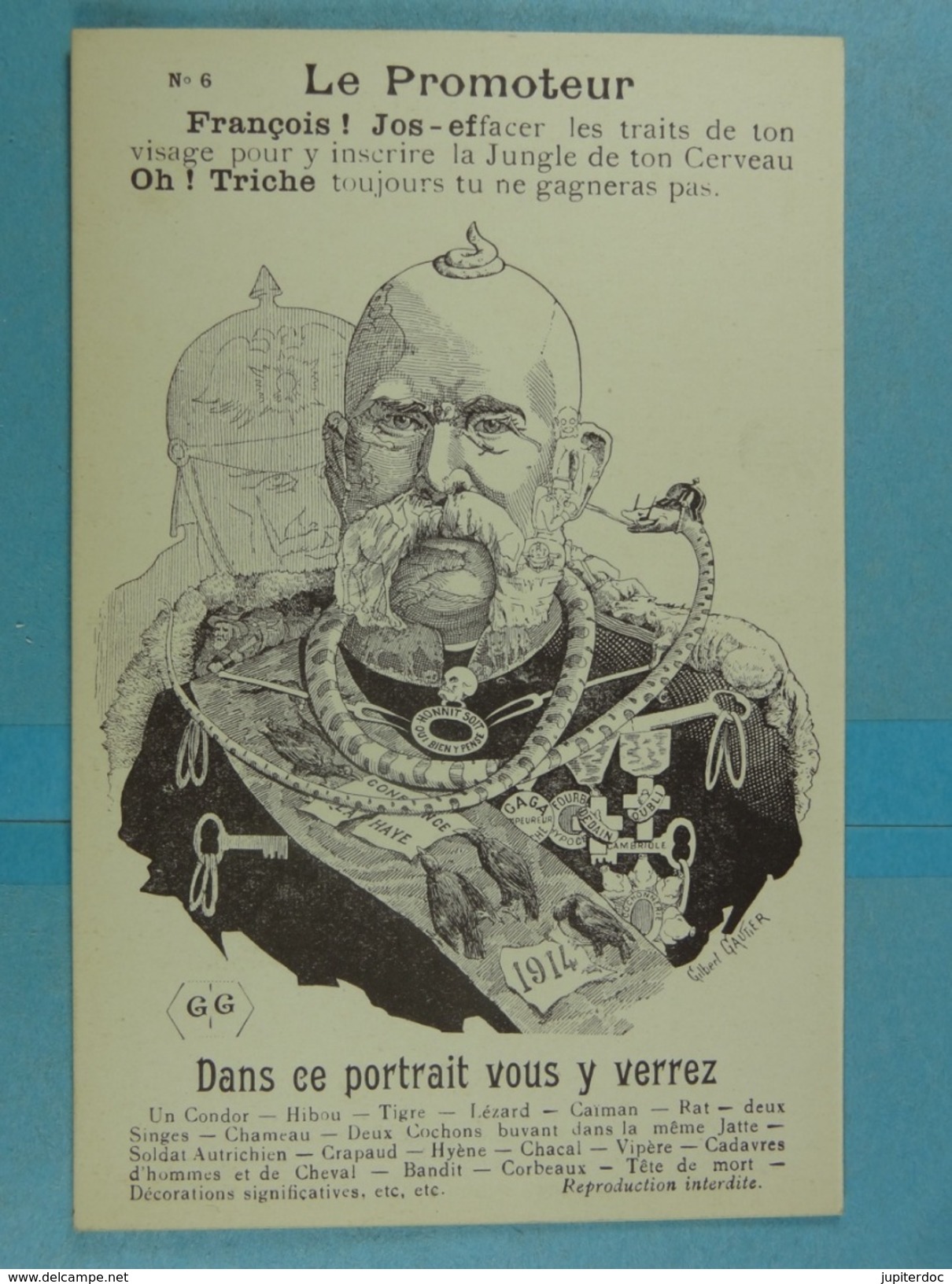 Le Promoteur Empereur François Joseph - Guerre 1914-18