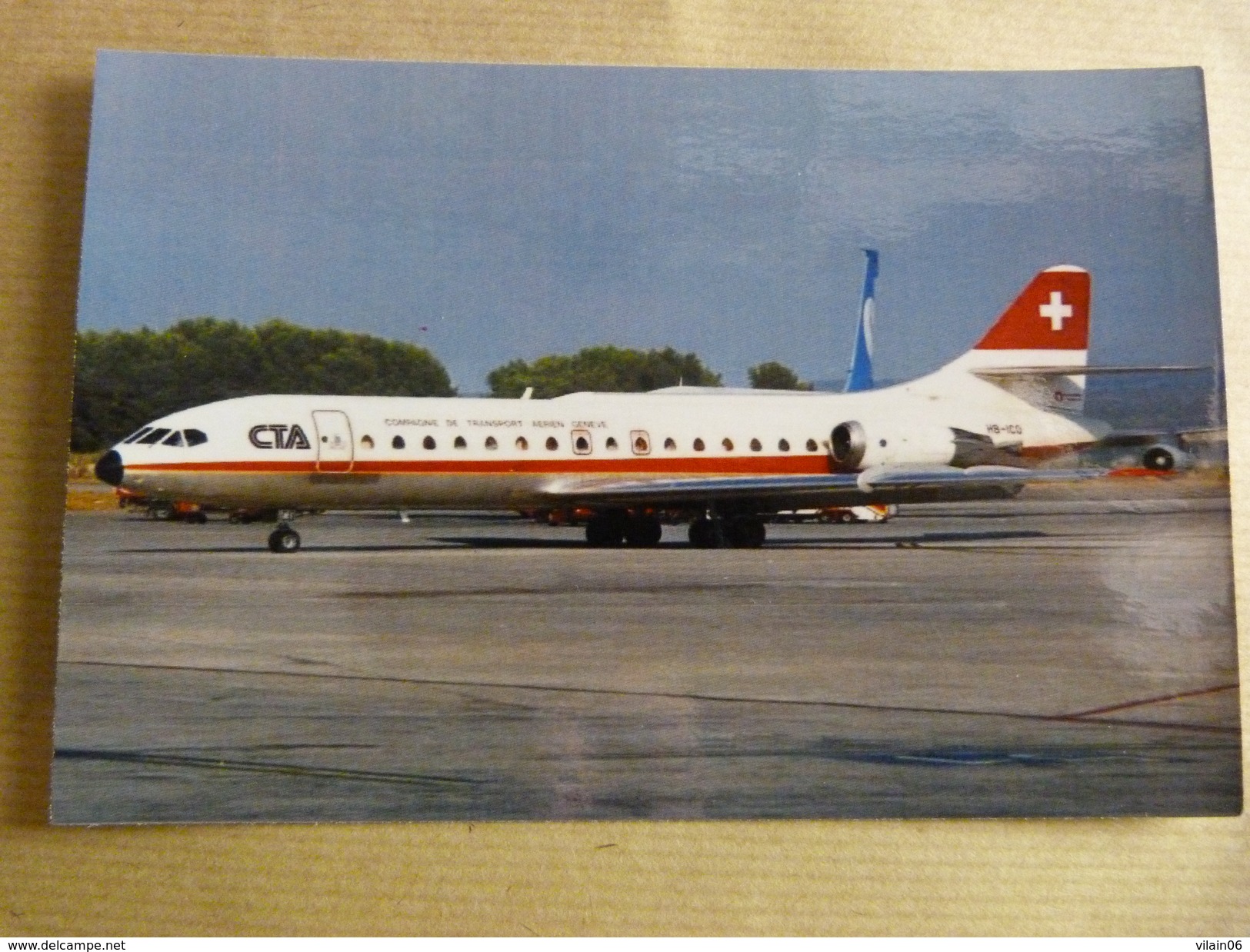 CARAVELLE 10R  CTA / COMPAGNIE DE TRANSPORT AERIEN GENEVE    HB ICO - 1946-....: Moderne