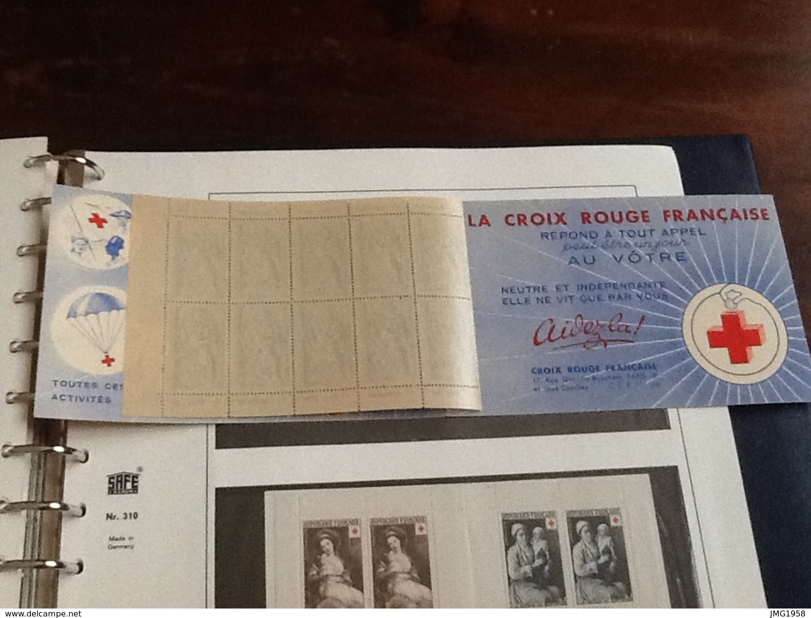 SUPERBE SERIE CARNETS CROIX ROUGE ( Dont 1952). - Red Cross