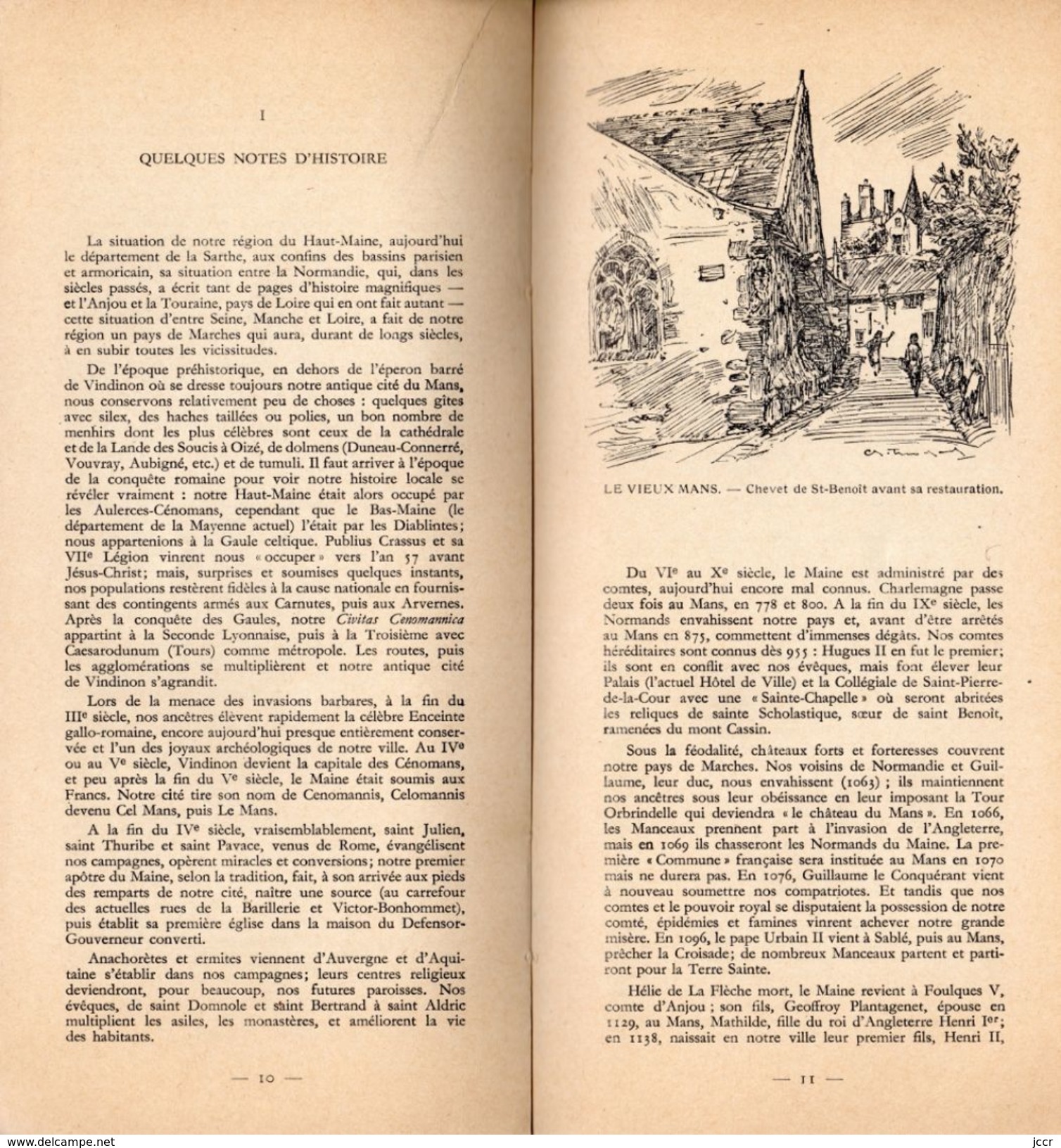 Le Mans Et Ses Environs Par Paul Cordonnier Détrie - 1954 - Tourisme