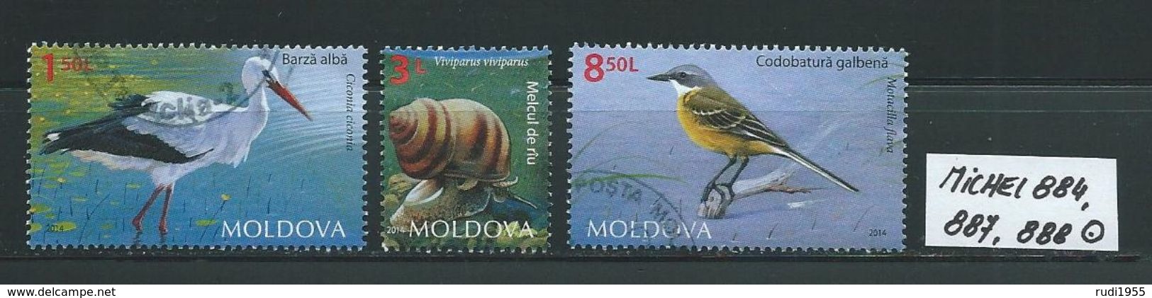 MOLDAWIEN  MICHEL 884,887,888 Gestempelt Siehe Scan - Moldawien (Moldau)