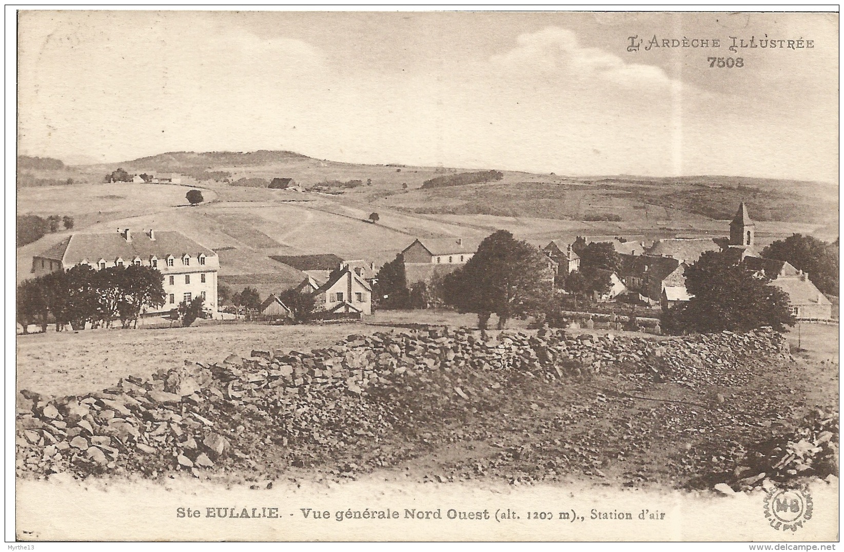 07  Ste EULALIE  Vue Générale Nord  Ouest  édition MG - Autres & Non Classés