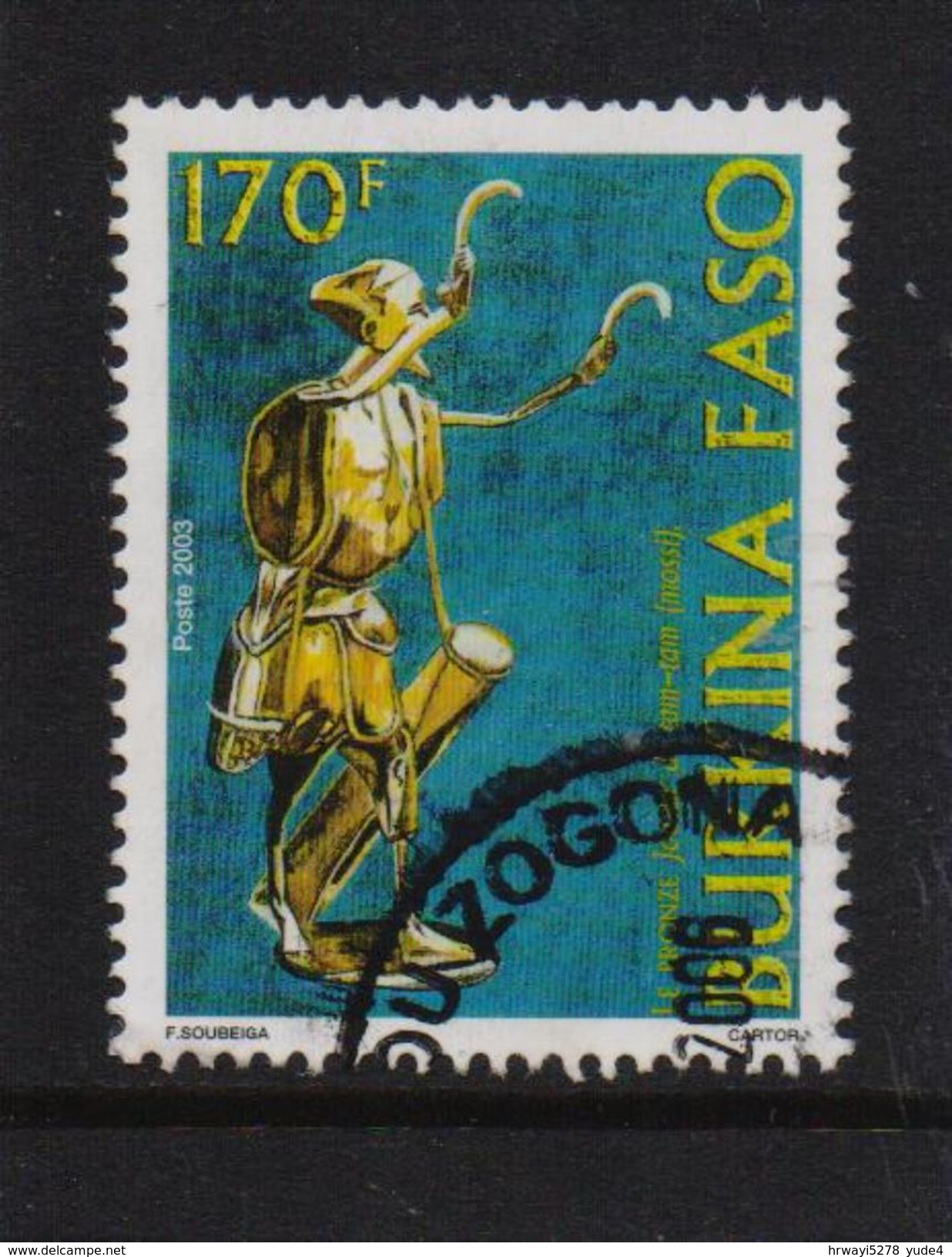 Burkina Faso 2003, Minr 1852, Vfu. Cv 4 Euro - Burkina Faso (1984-...)