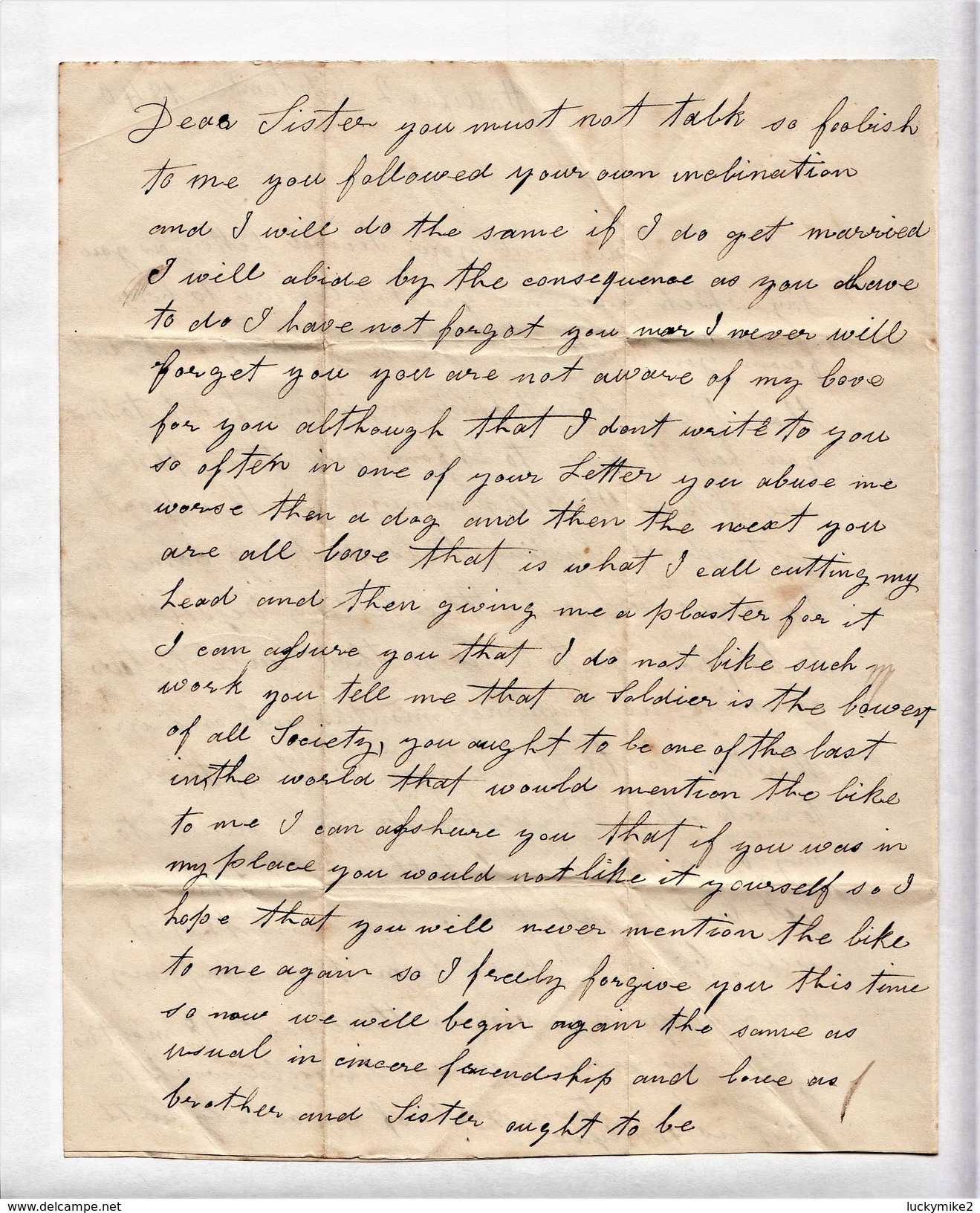 Eight Letters C1838 From "Fusilier James Bevin", Most To His Sister Harriet. One With 'PAID AT/KILKENNY' Pmk.  Ref 0486 - Documents Historiques