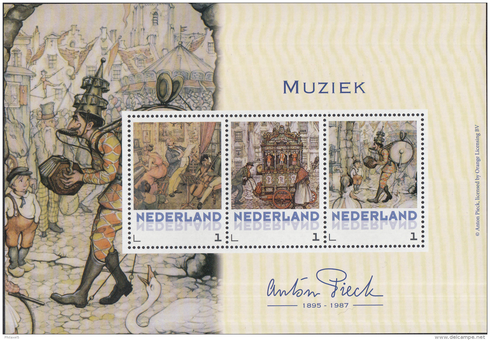 Themaboek PostNL &ndash; Anton Pieck  19-4-1895-24-11-1987 - Jaar Van Uitgifte 2017 - Inclusief Zegels - Andere & Zonder Classificatie