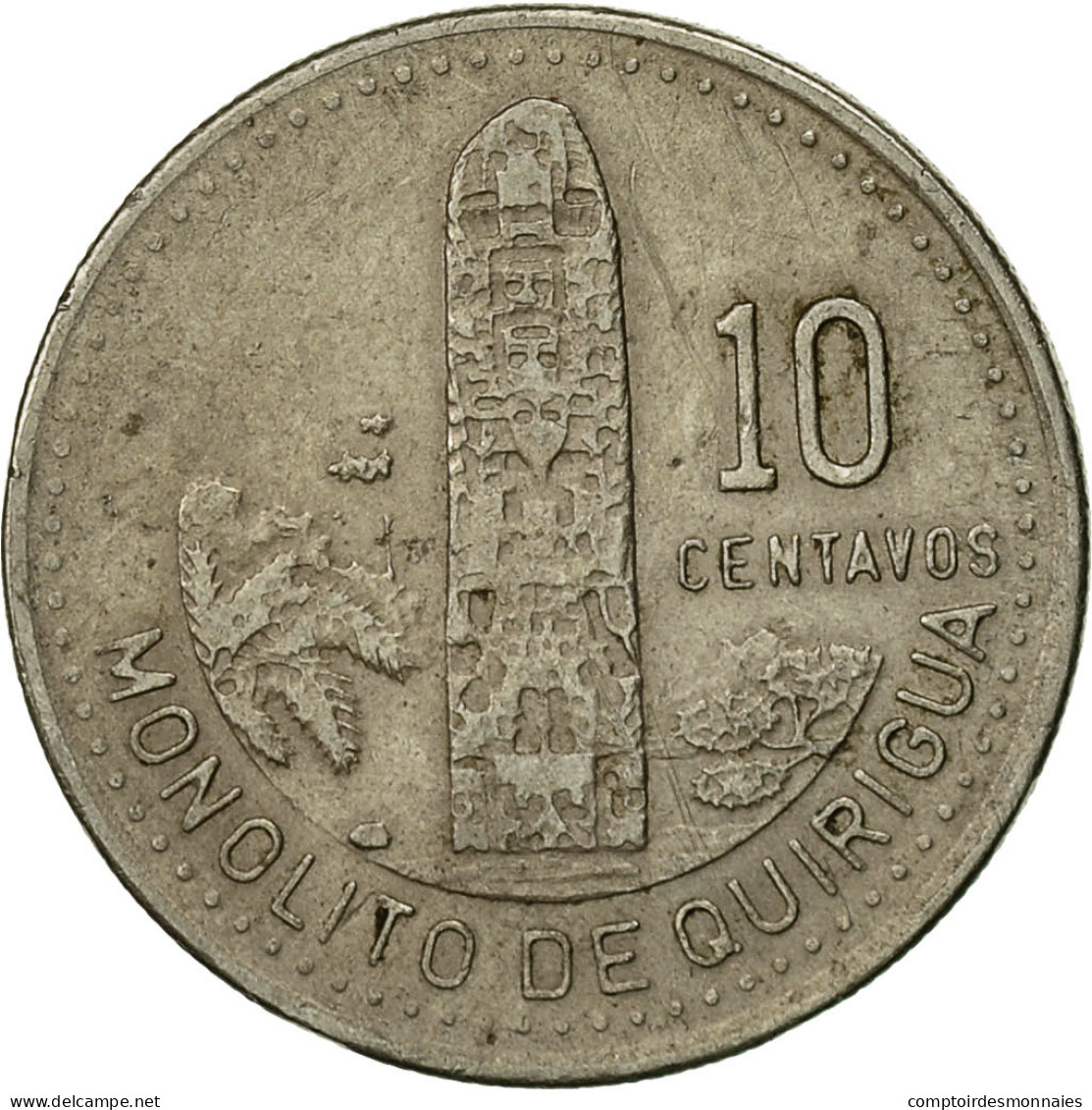 Monnaie, Guatemala, 10 Centavos, 1991, TTB, Copper-nickel, KM:277.5 - Guatemala