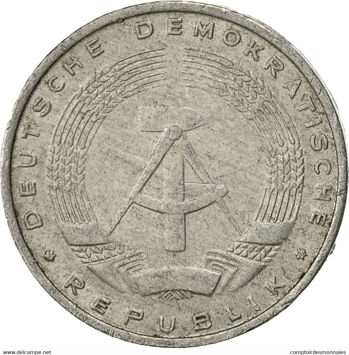 Monnaie, GERMAN-DEMOCRATIC REPUBLIC, 5 Pfennig, 1968, Berlin, TTB, Aluminium - 5 Pfennig