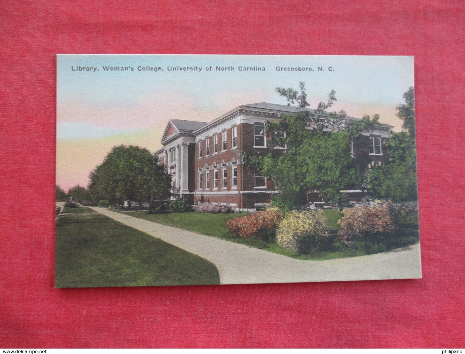 Library  Women's College  North Carolina > Greensboro   Ref 2741 - Greensboro