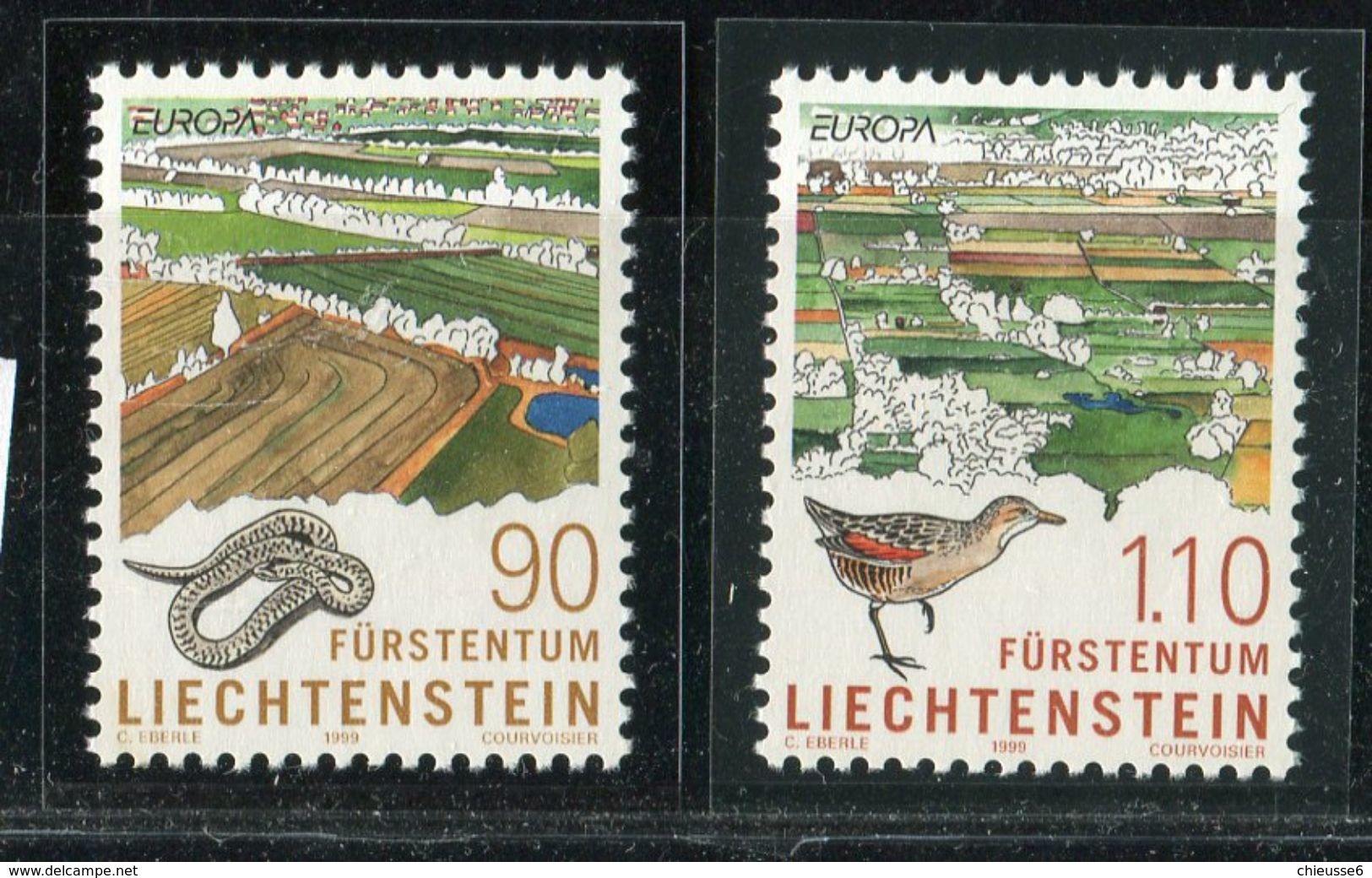 Liechtenstein ** N° 1131/1132 - Europa 1999 - 1999