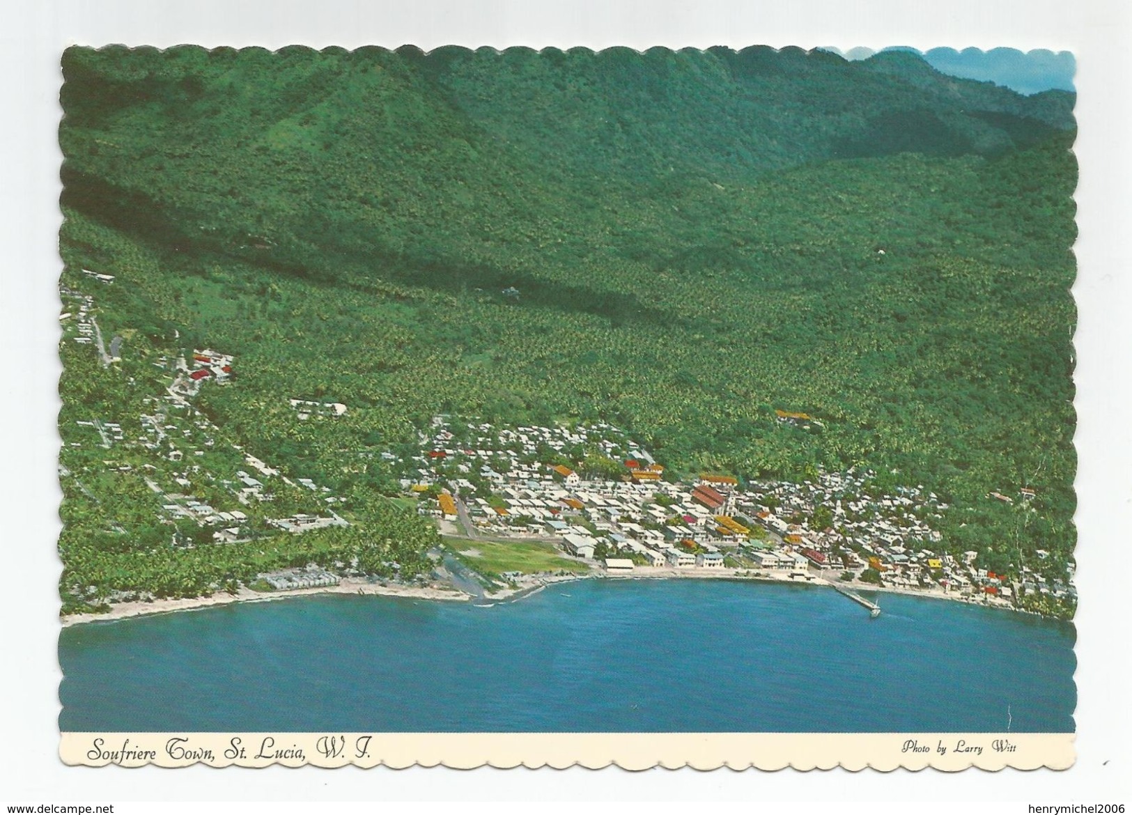 Antilles Sainte Lucie St Lucia Soufriere Tonin Photo By Larry Witt - Santa Lucia