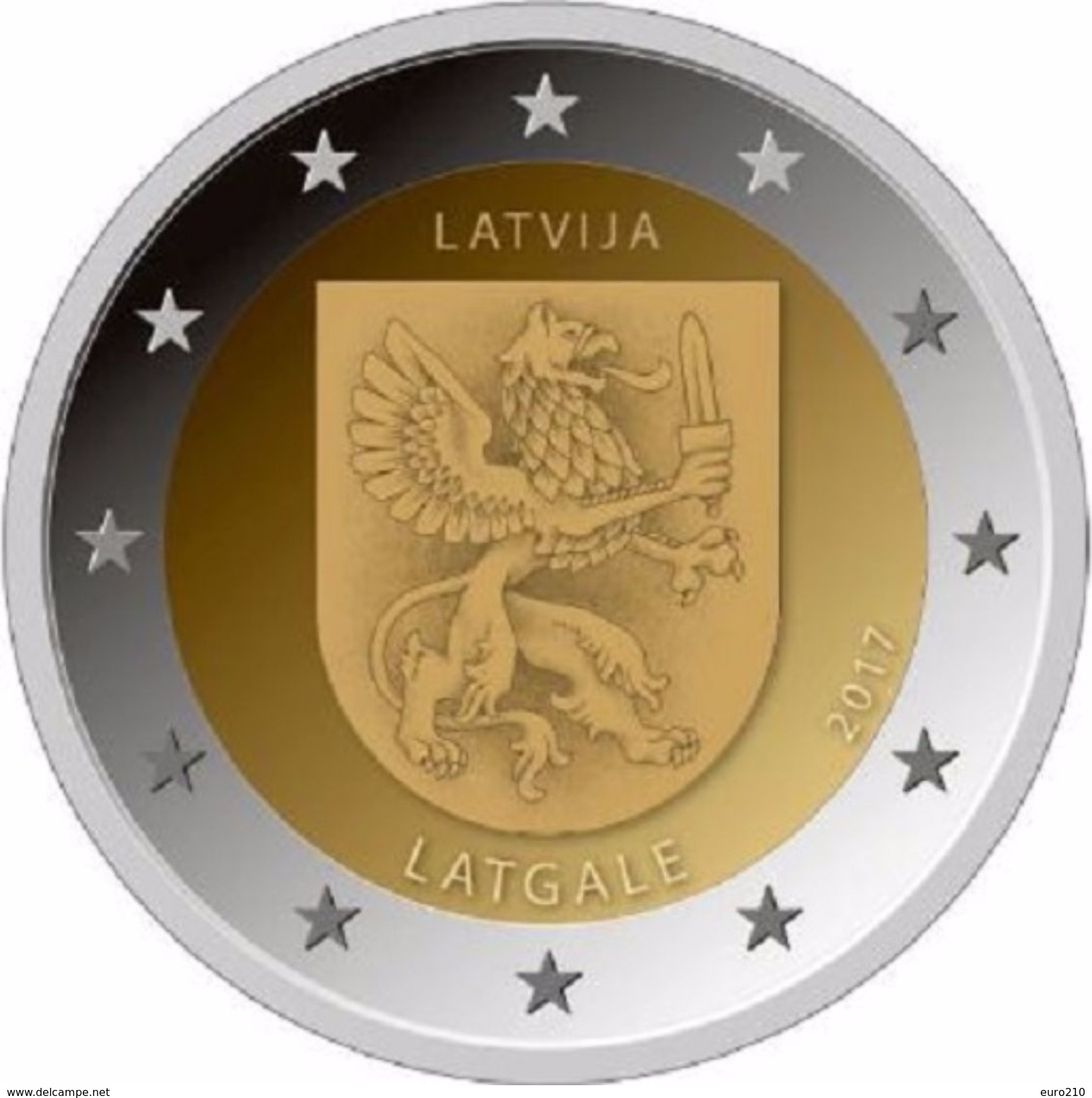 LETTONIA - 2 Euro 2017 - LATGALE - UNC - Latvia