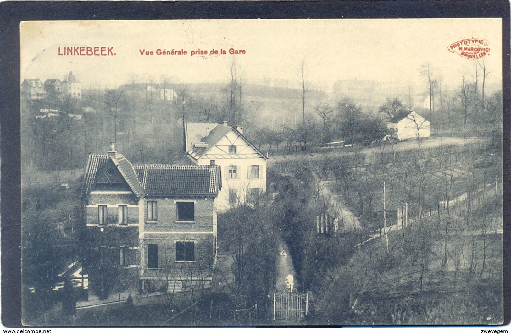 LINKEBEEK - Vue Générale Prise De La Gare - Linkebeek