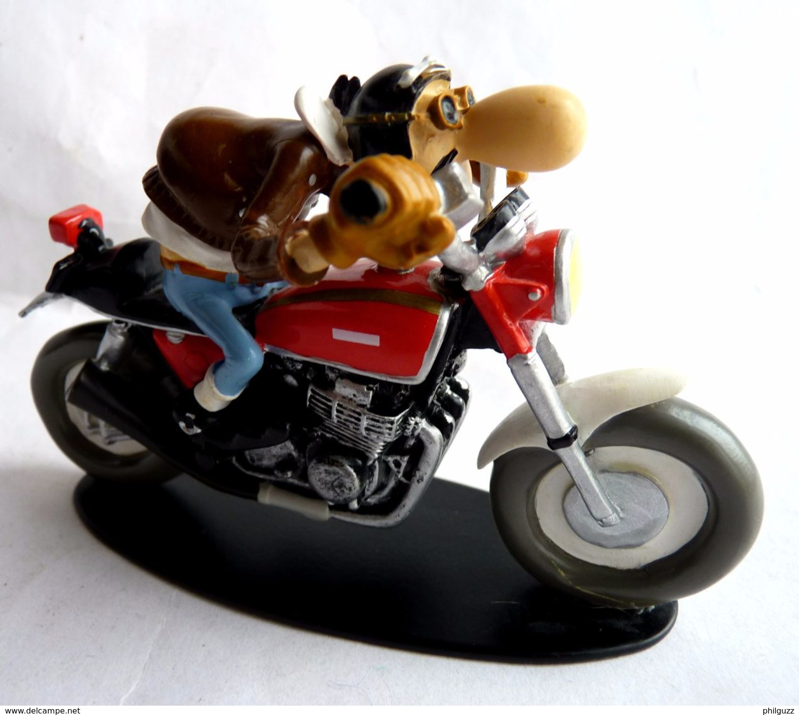 FIGURINE JOE BAR TEAM EDOUARD BRACAME HONDA CB-750 VENTS-D'OUEST BAR-2  FIGURINE Résine - Other & Unclassified