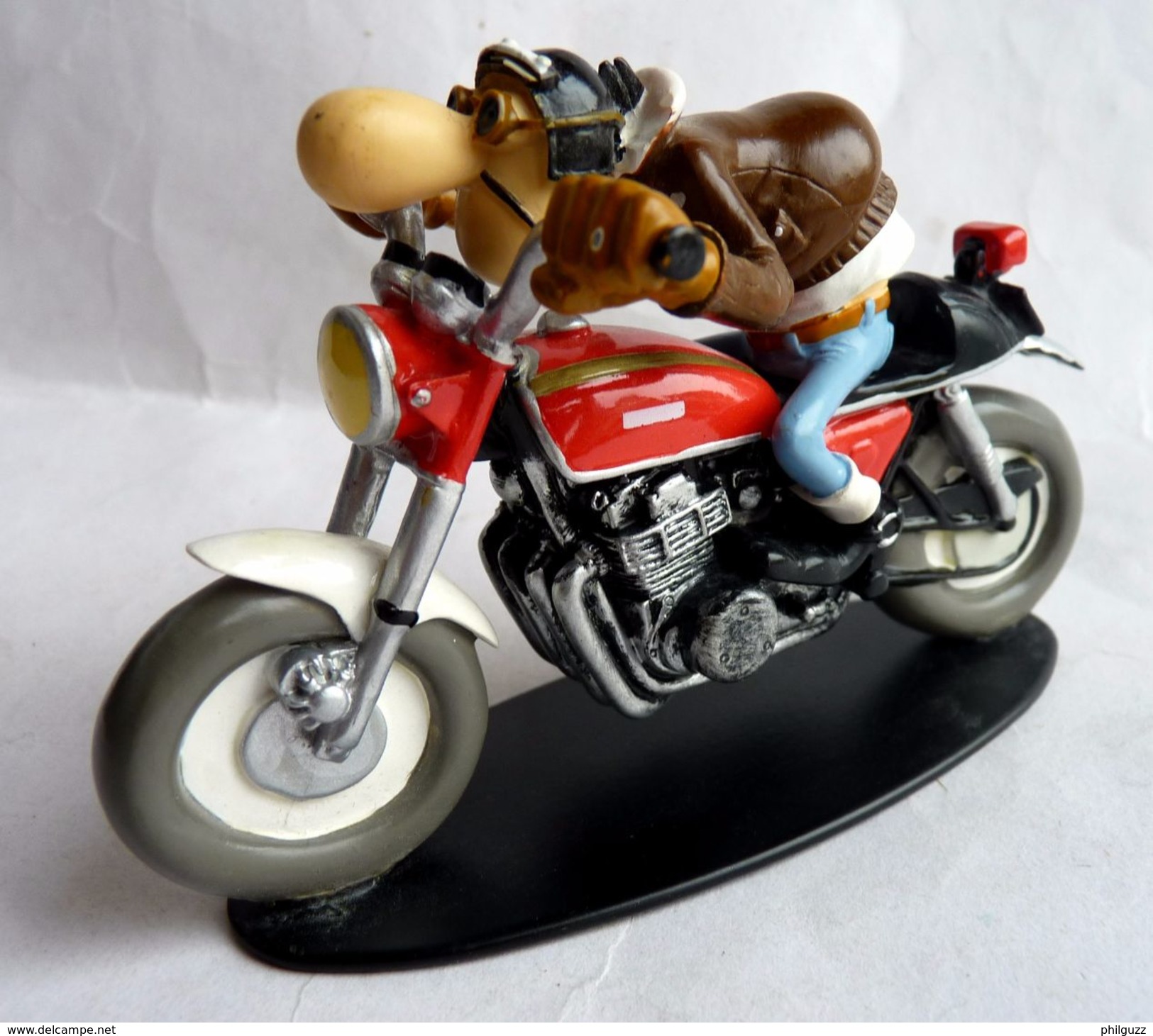 FIGURINE JOE BAR TEAM EDOUARD BRACAME HONDA CB-750 VENTS-D'OUEST BAR-2  FIGURINE Résine - Other & Unclassified