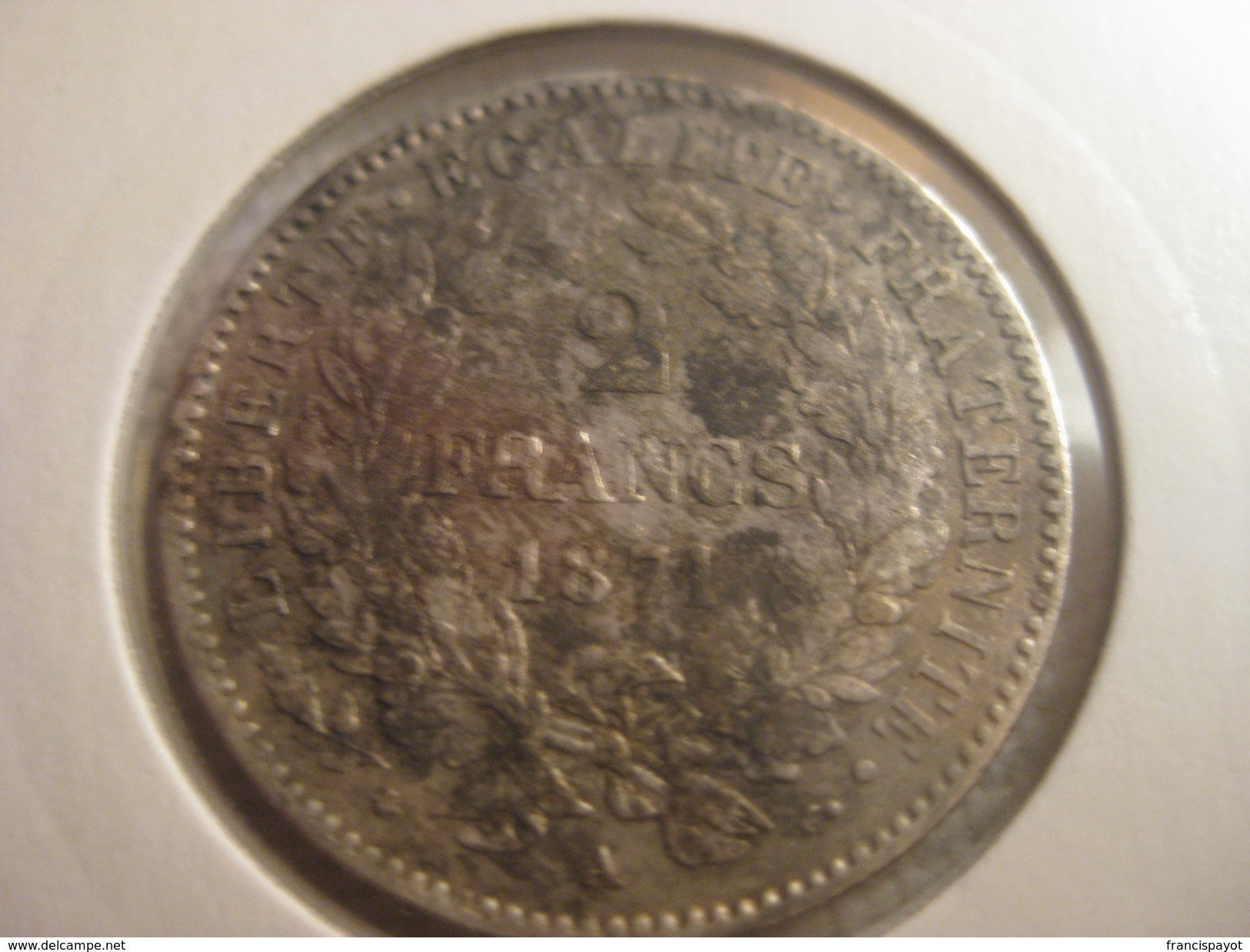 France 2 Francs 1871 A - 2 Francs