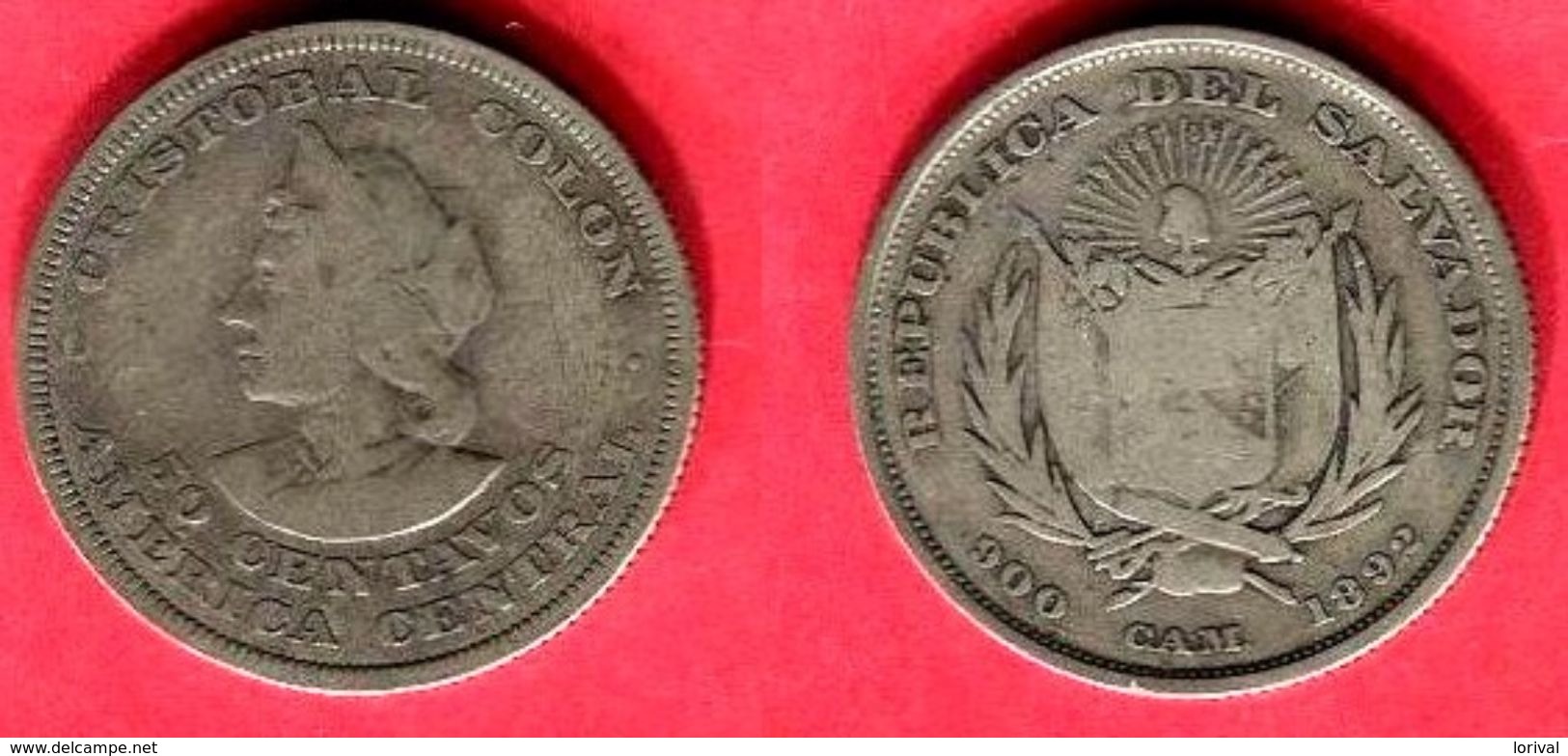 §  1/2 PESO (KM 113) TB 80 - El Salvador