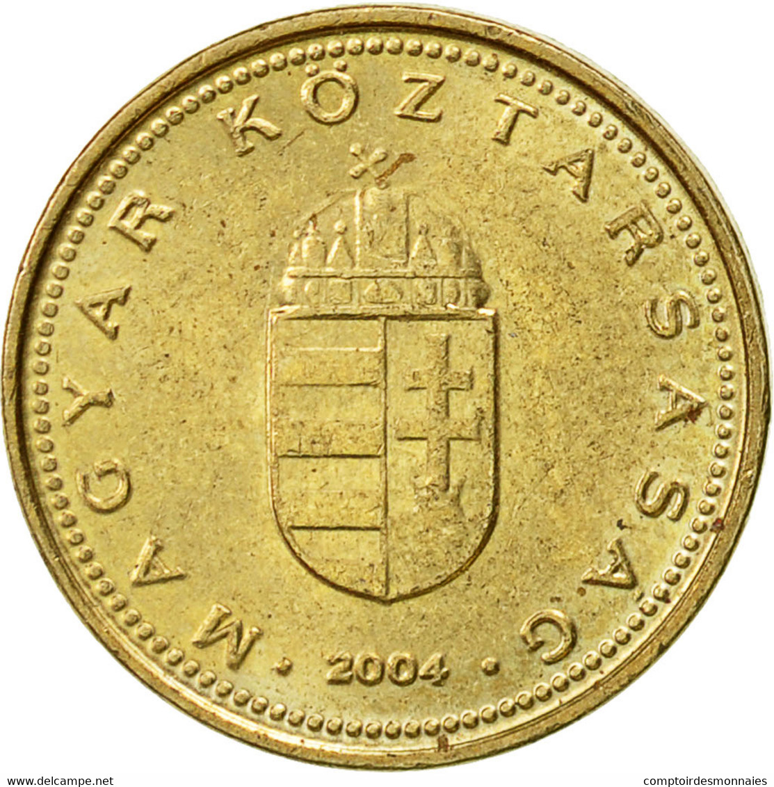 Monnaie, Hongrie, Forint, 2004, Budapest, TTB+, Nickel-brass, KM:692 - Hongrie