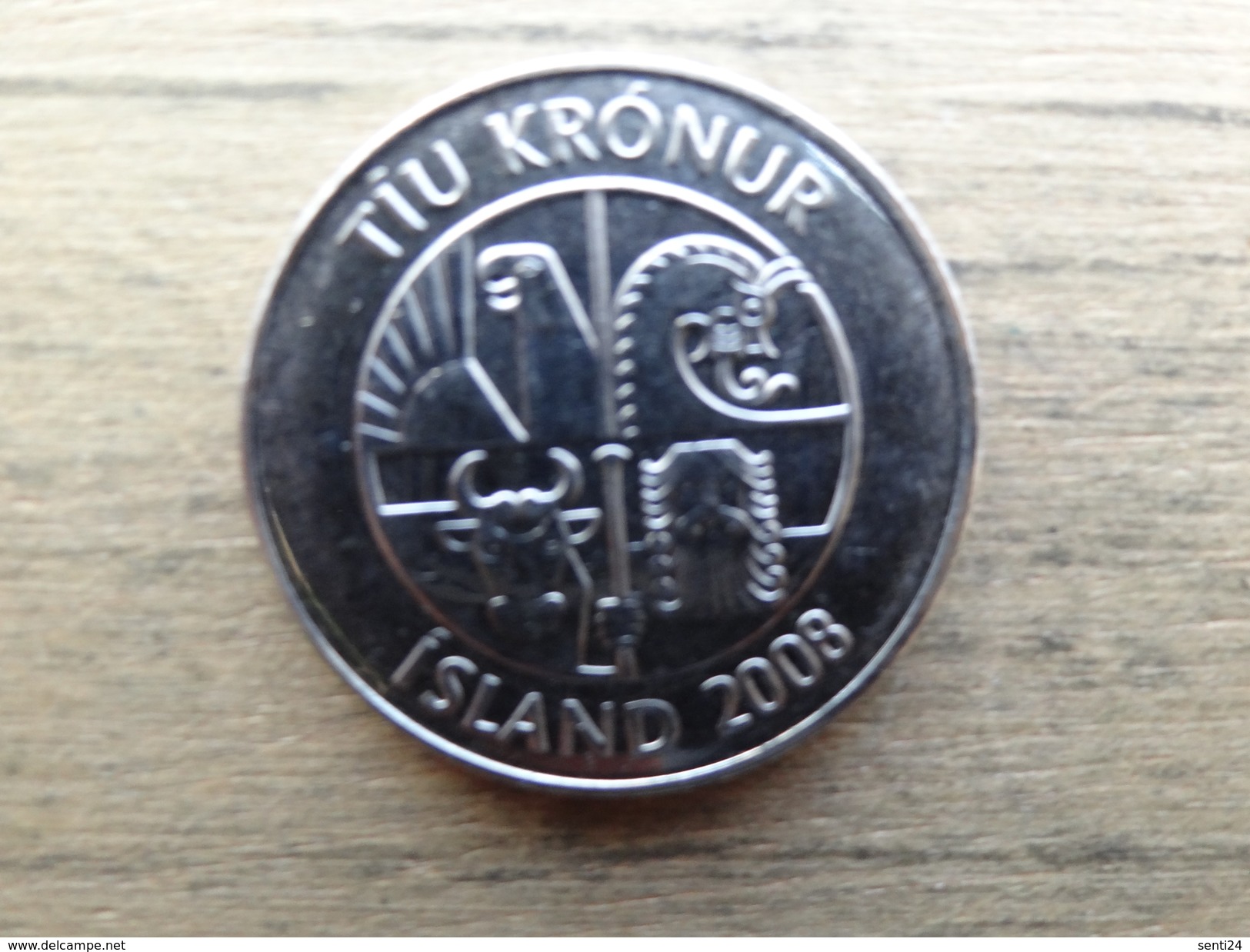 Islande  10  Kronur  2008  Km 29 - Islandia