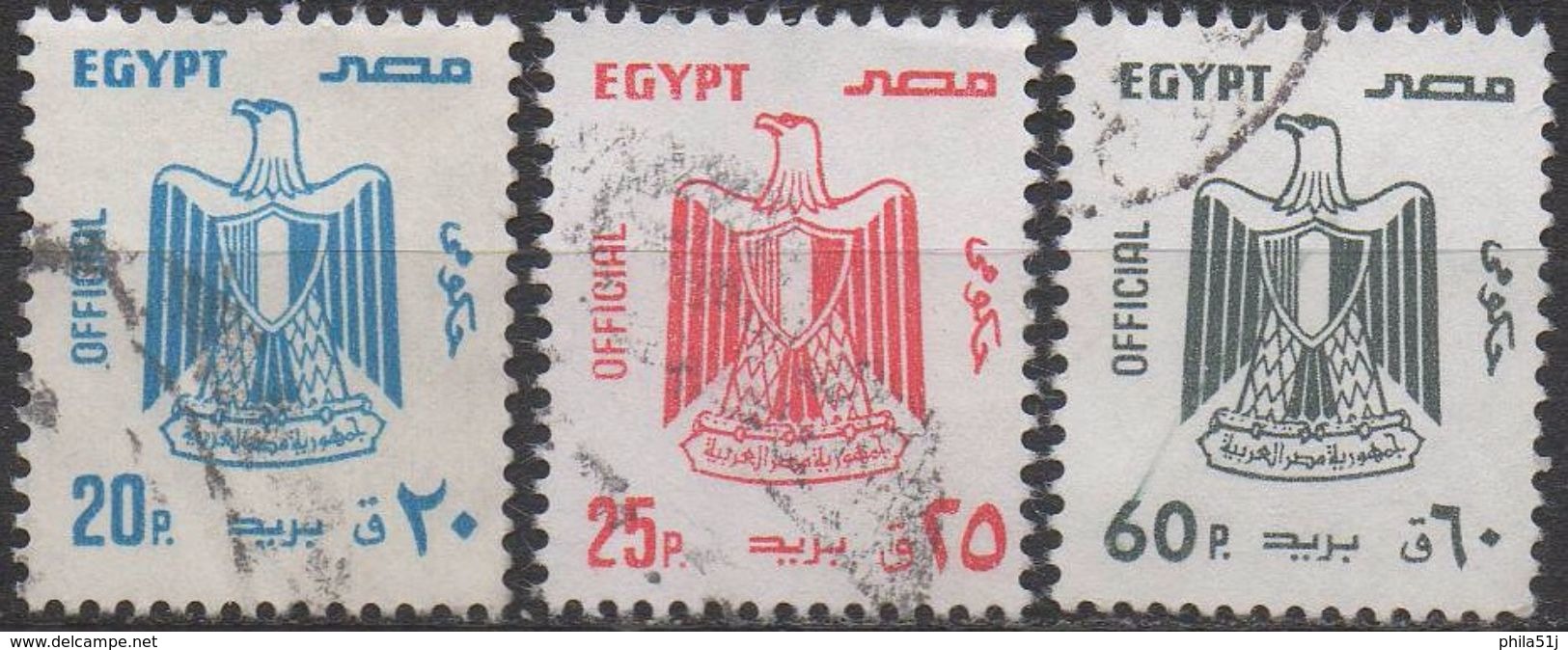 EGYPTE    N°107/110/113__OBL VOIR SCAN - Usados