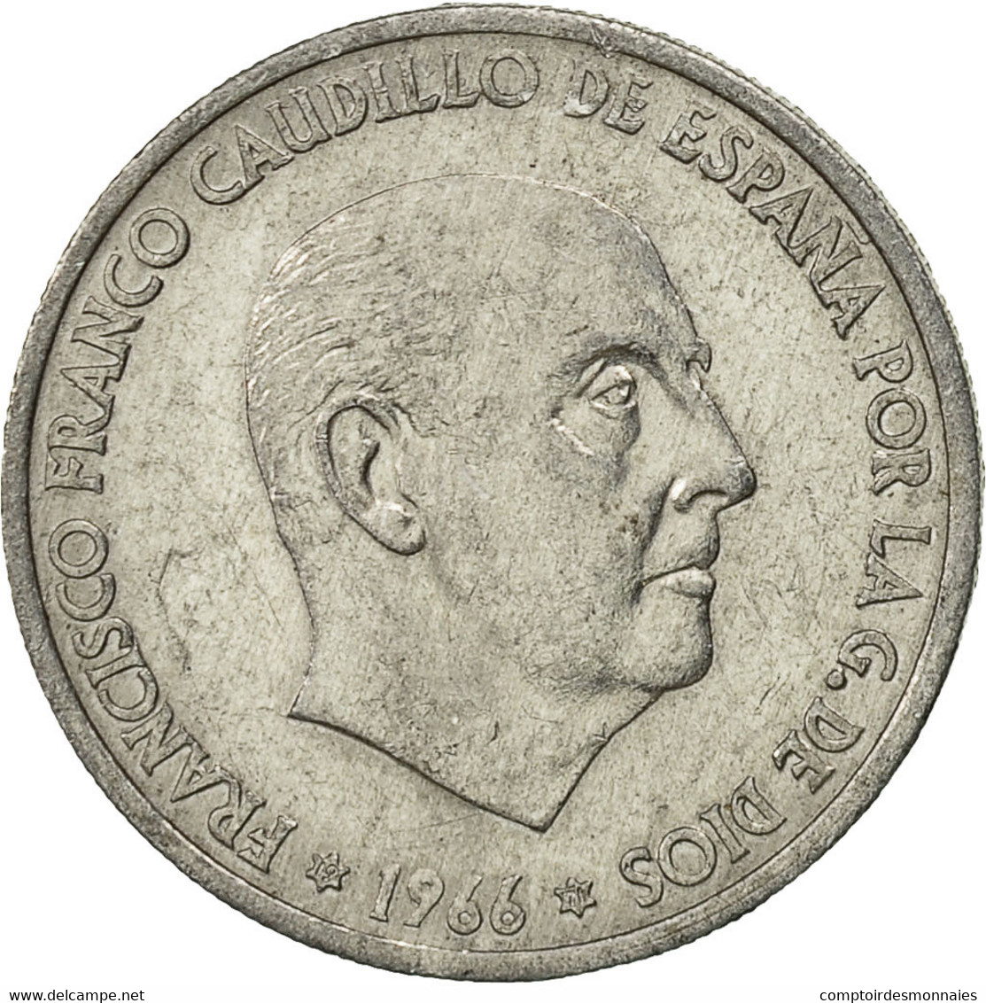 Monnaie, Espagne, Francisco Franco, Caudillo, 50 Centimos, 1971, TTB, Aluminium - 50 Centesimi