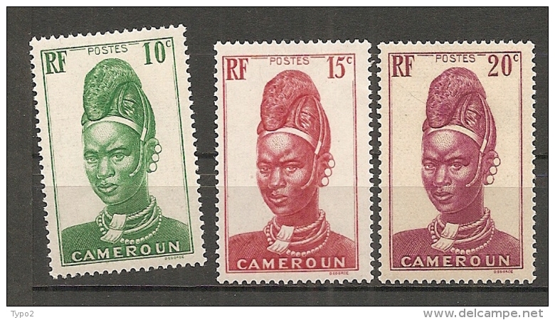 CAMEROUN - Yv. N°166,167  * 10c,15c,20c Cote 0,8 Euro BE 2 Scans - Ungebraucht