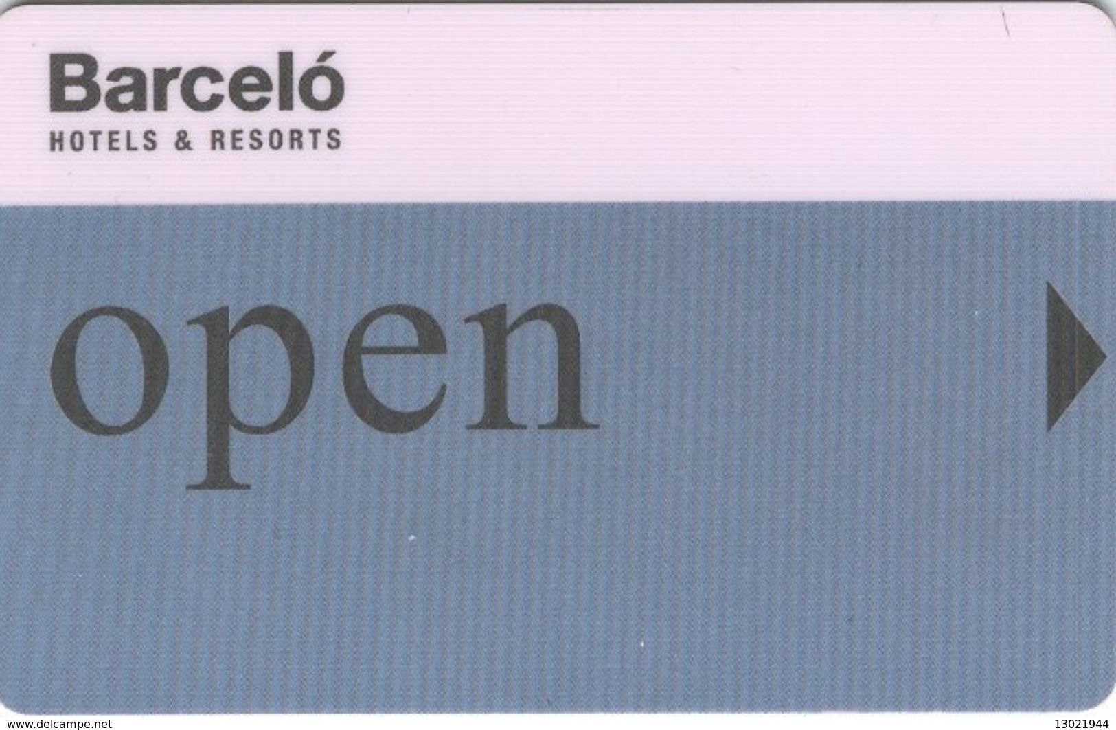 SPAGNA KEY HOTEL Barceló - Open - Hotel Keycards