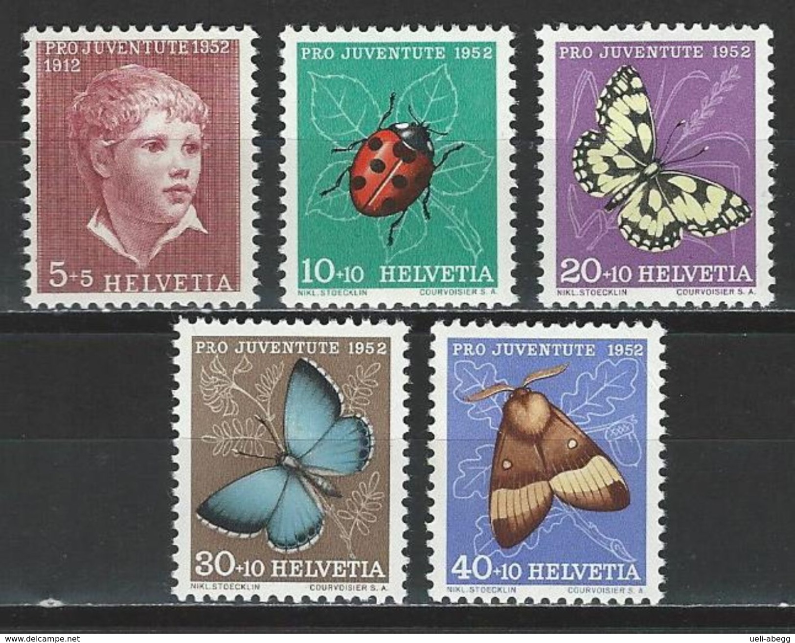 SBK J143-47, Mi 575-79 ** MNH - Neufs