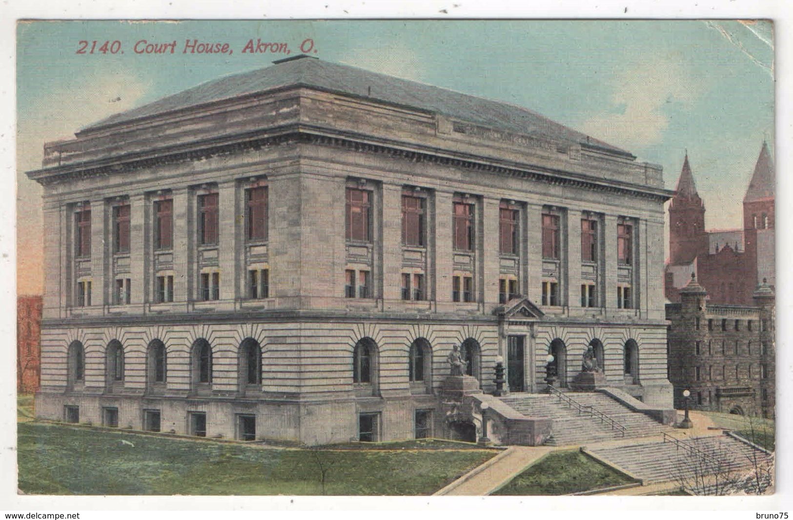 Court House, Akron, Ohio - 1912 - Akron