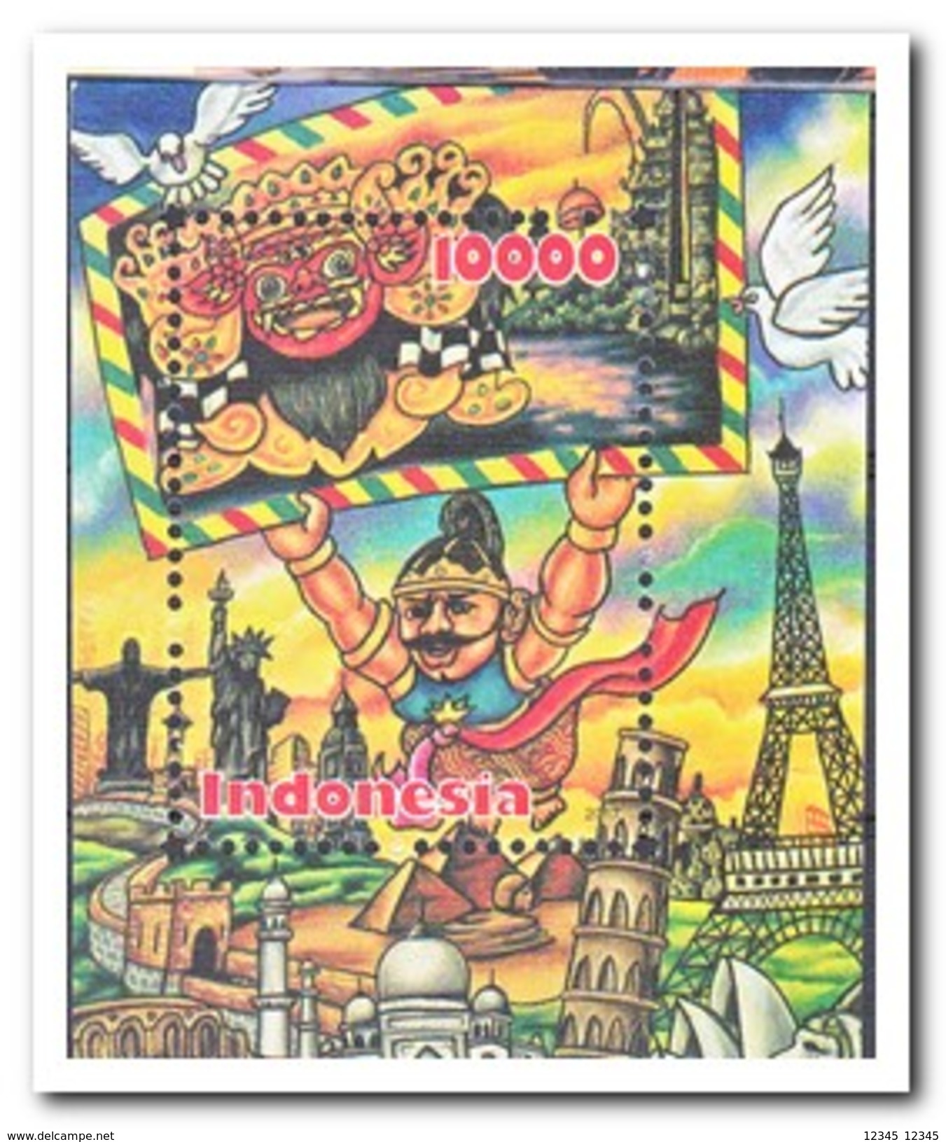 Indonesië 2017, Postfris MNH, Postcrossing - Indonesië