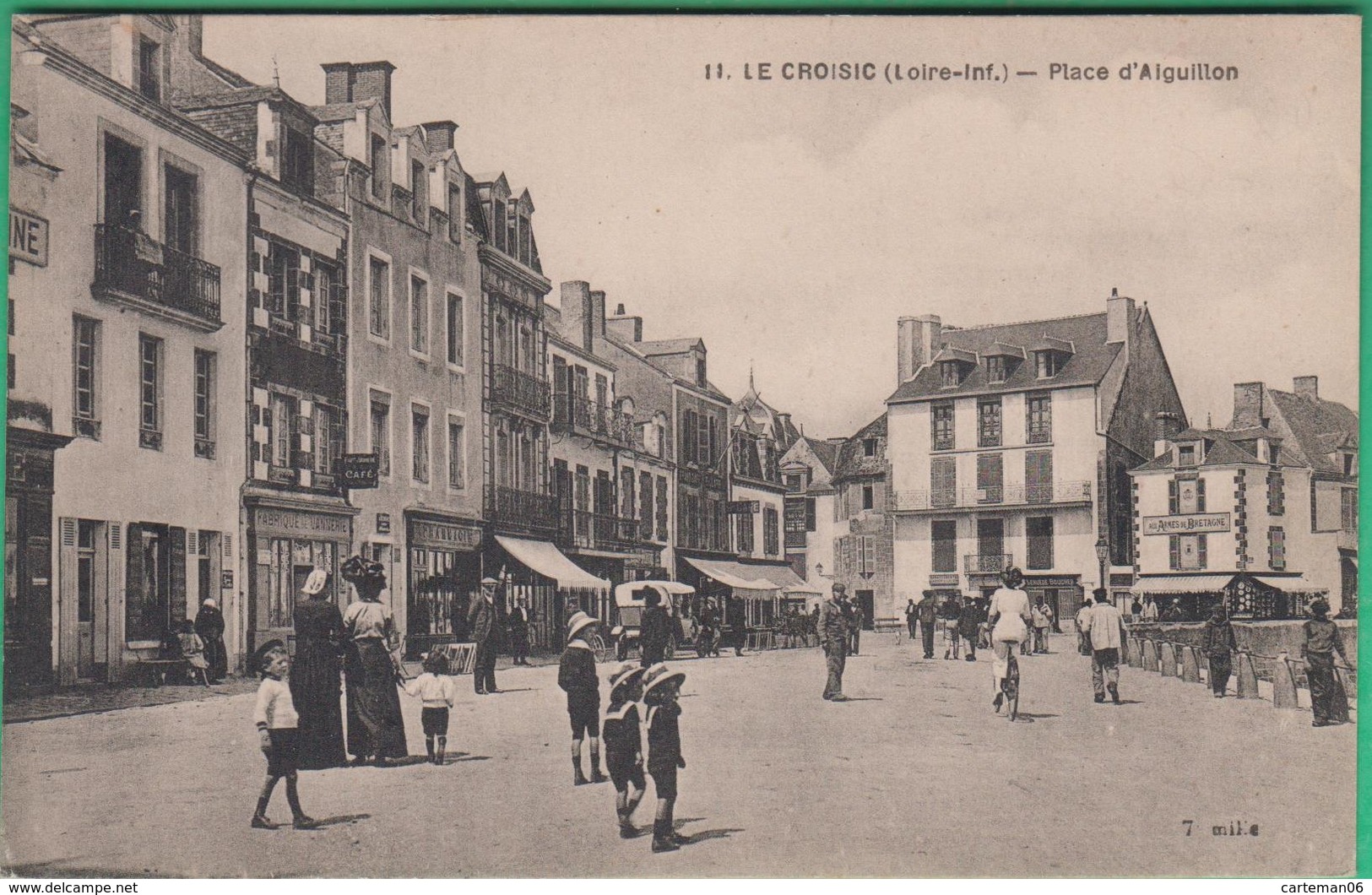 44 - Le Croisic - Place D'Aiguillon - Editeur: Chapeau N°11 - Le Croisic