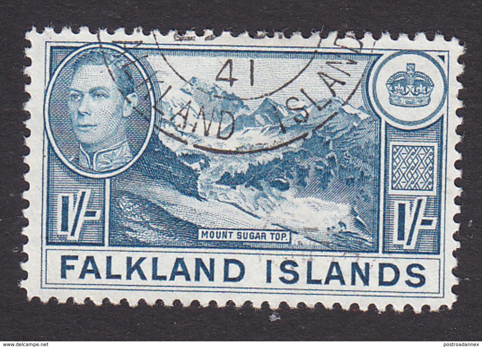 Falkland Islands, Scott #91, Used, George VI And Scenes Of Falkland Islands, Issued 1938 - Falkland Islands