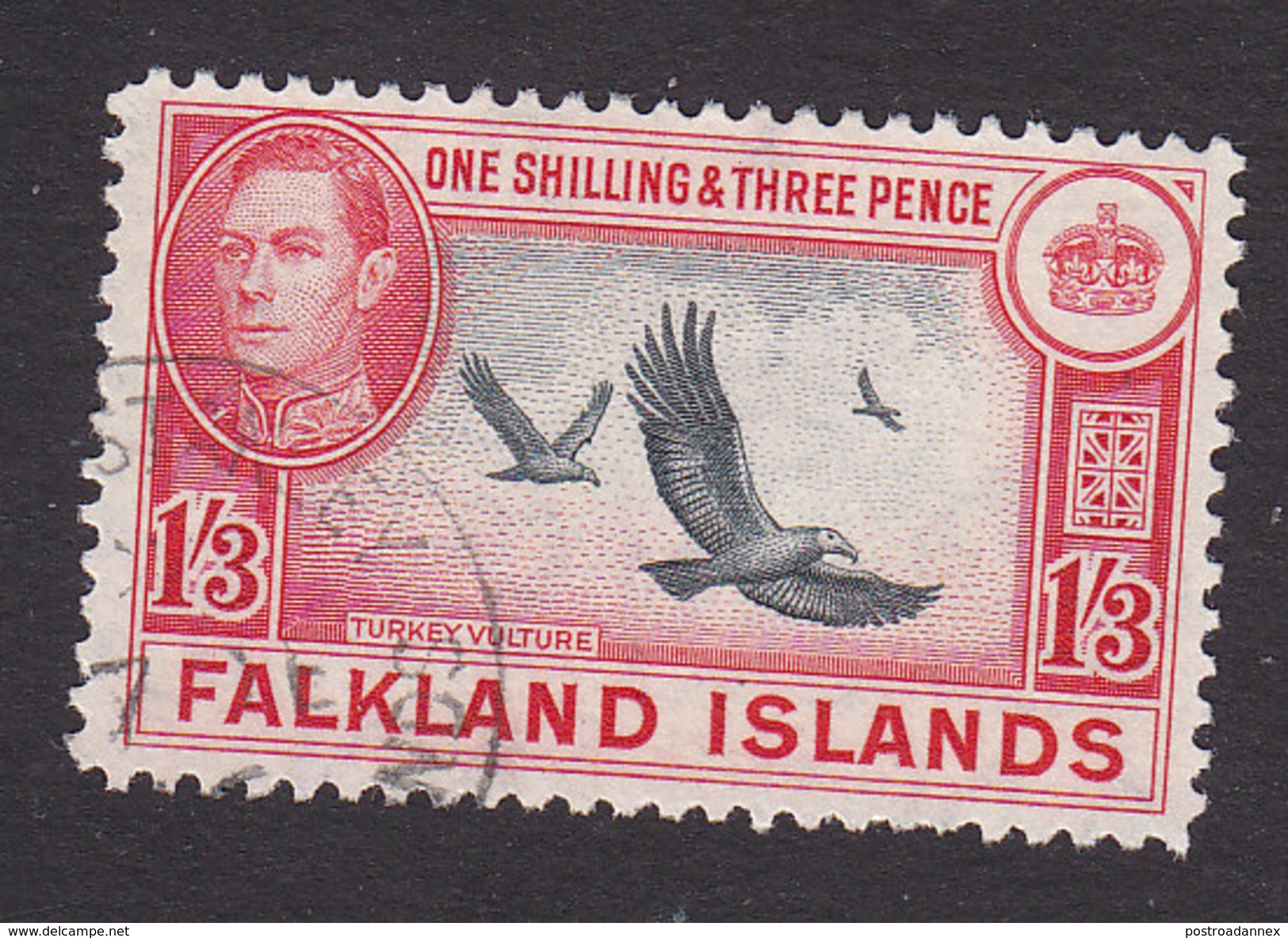 Falkland Islands, Scott #92, Used, George VI And Scenes Of Falkland Islands, Issued 1938 - Falkland Islands